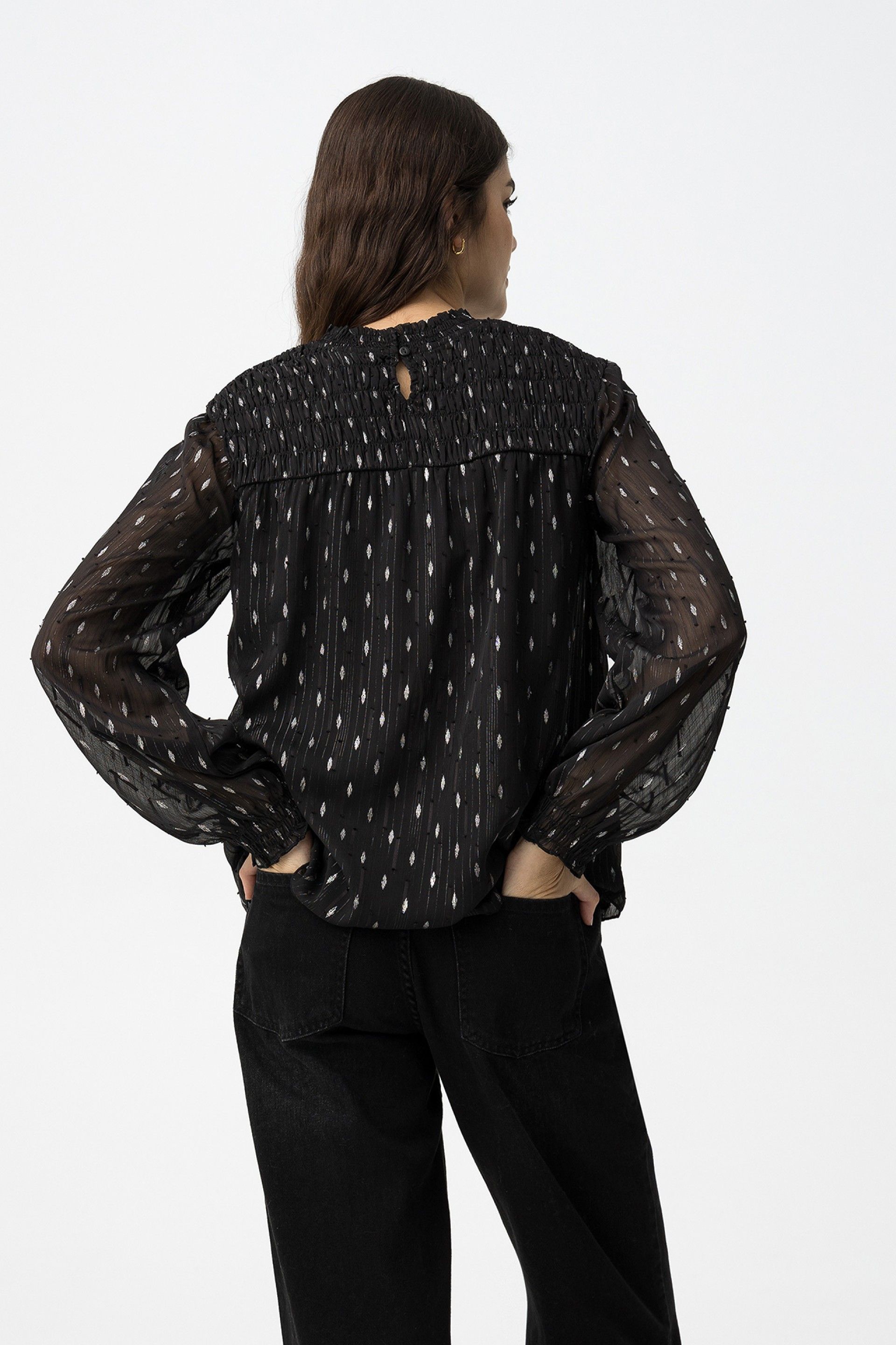 Blusa Fernanda Negra