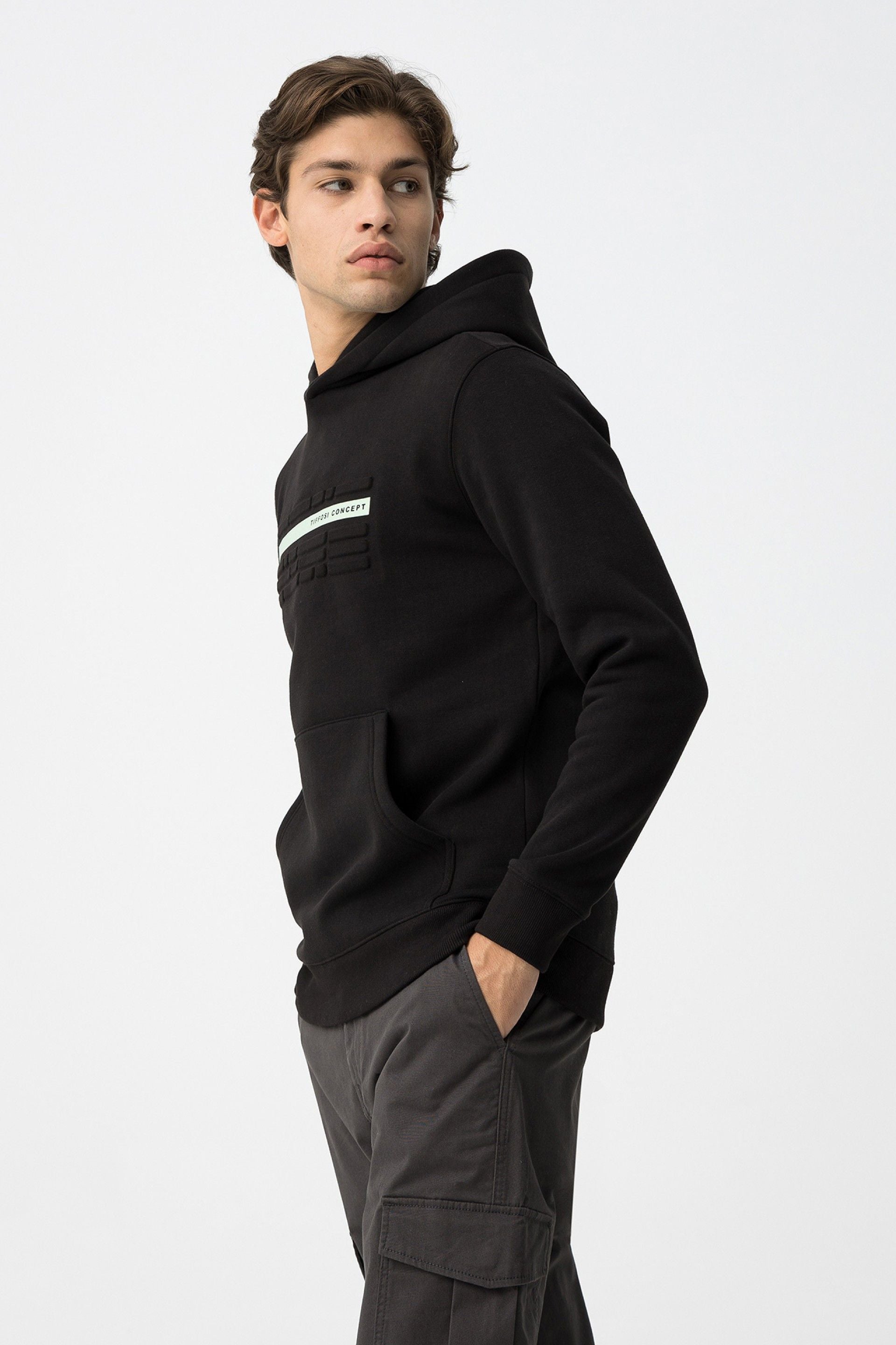 Sudadera Caden Negra