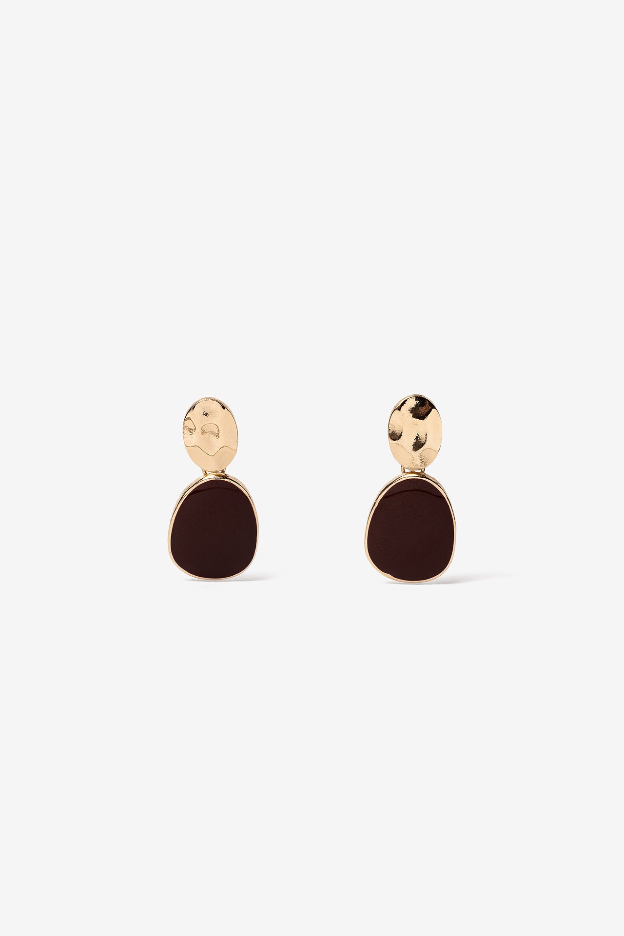 Pendientes Bruma Burdeos