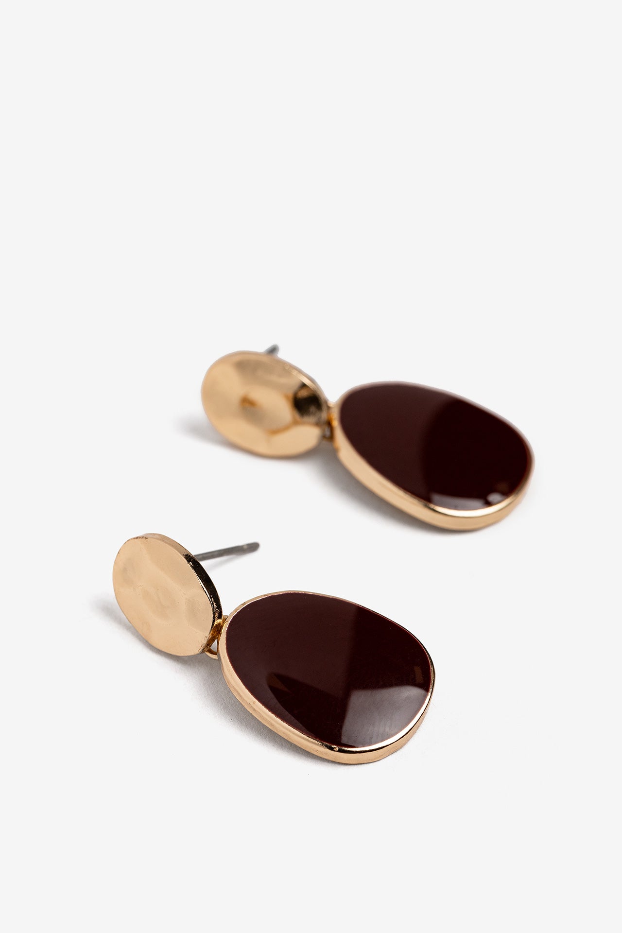 Pendientes Bruma Burdeos