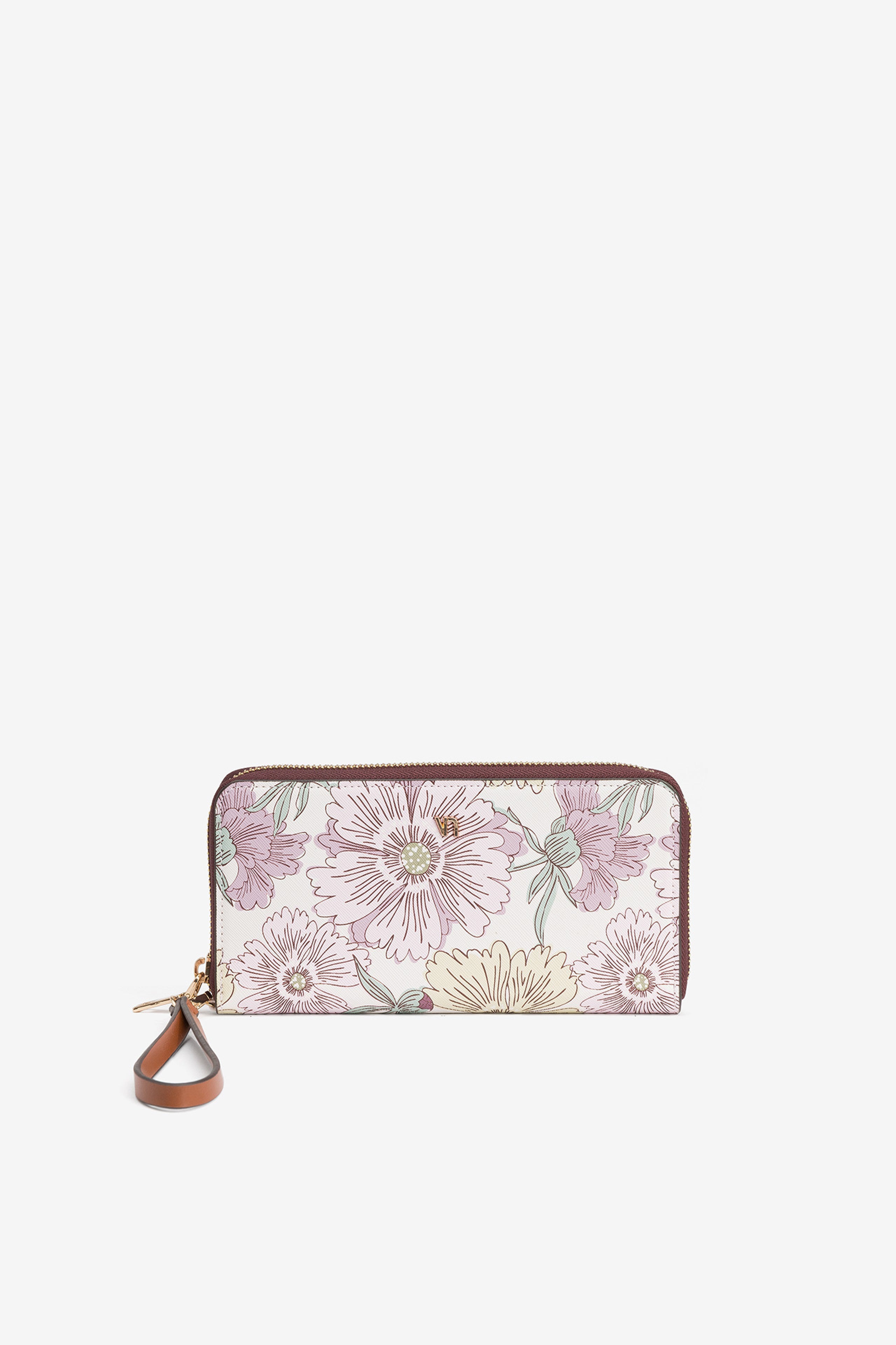Cartera Grande Floral 4324