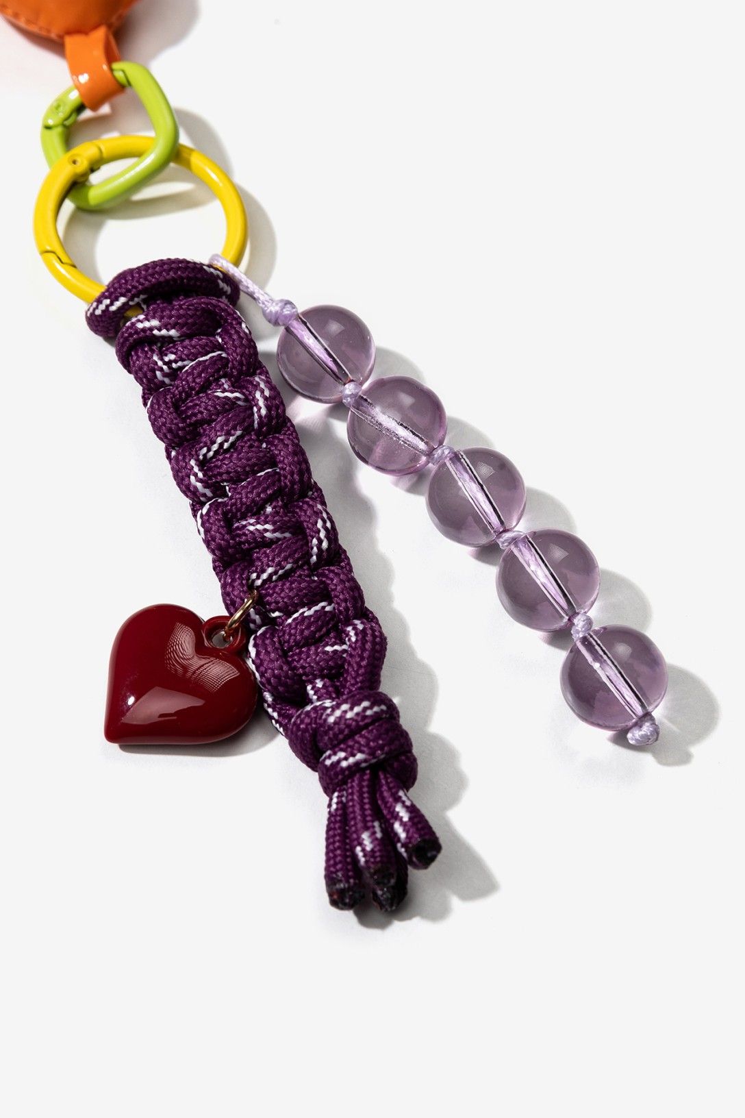 LLavero/Charm Corazon Naranja