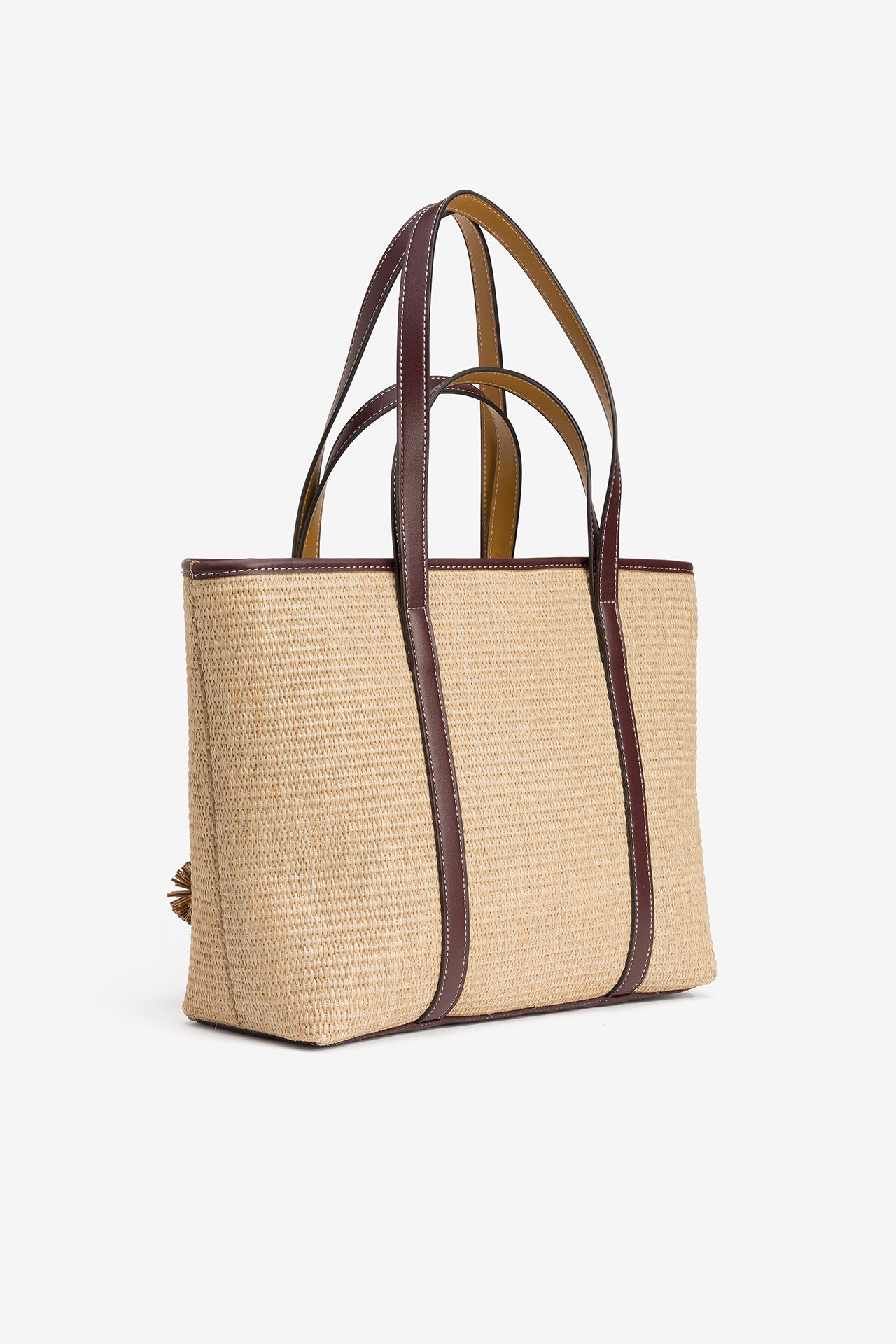 Bolso Shopper Rafia Beige 4990