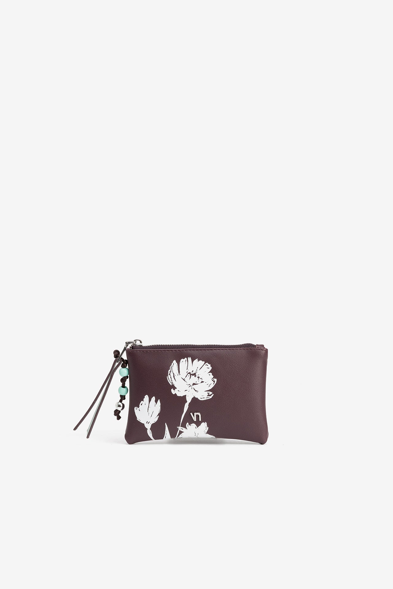 Monedero Morado Flores 4304