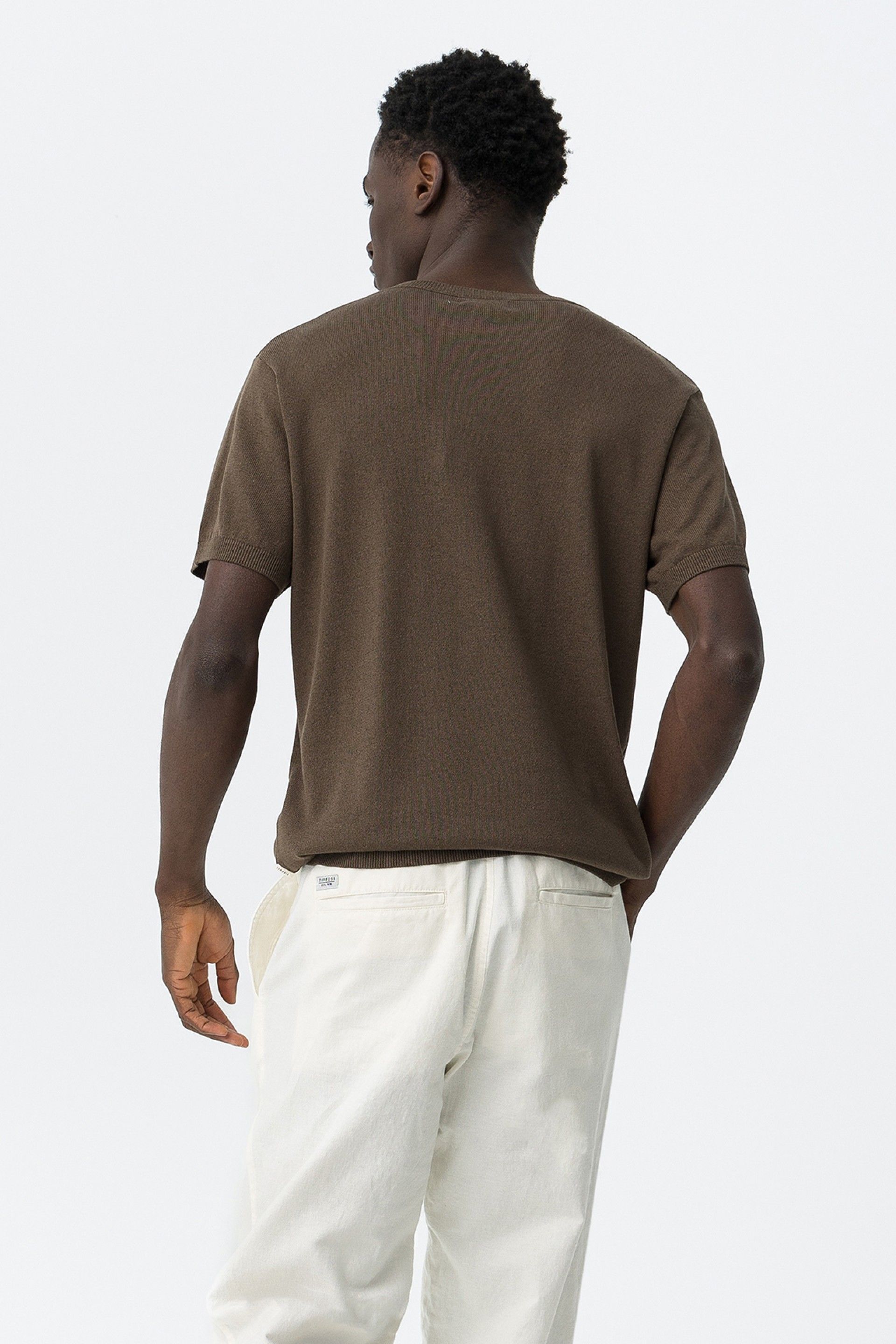 Camsieta Punto Wabisabi Marrón