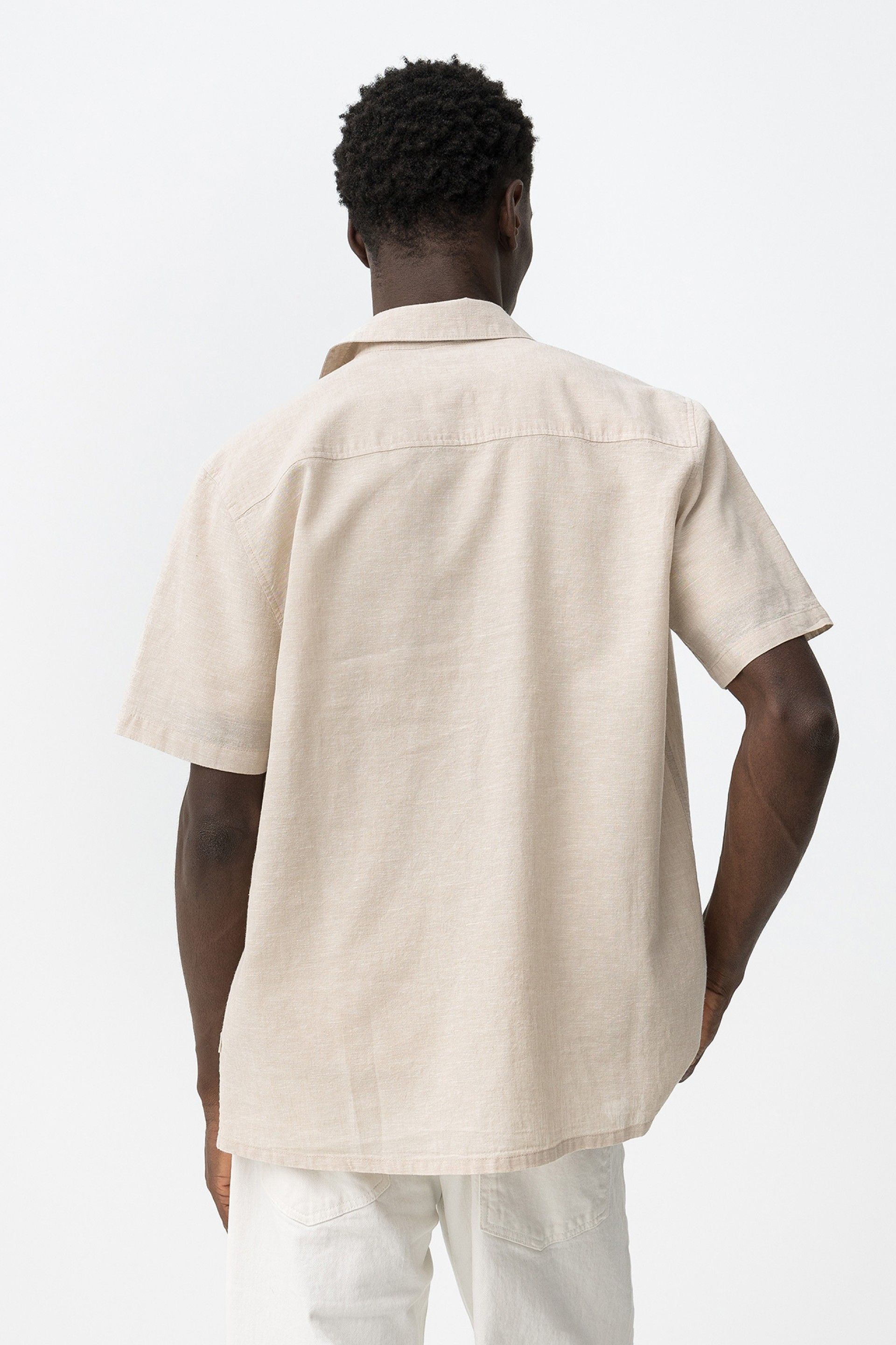 Camisa Lino Kevin Beige