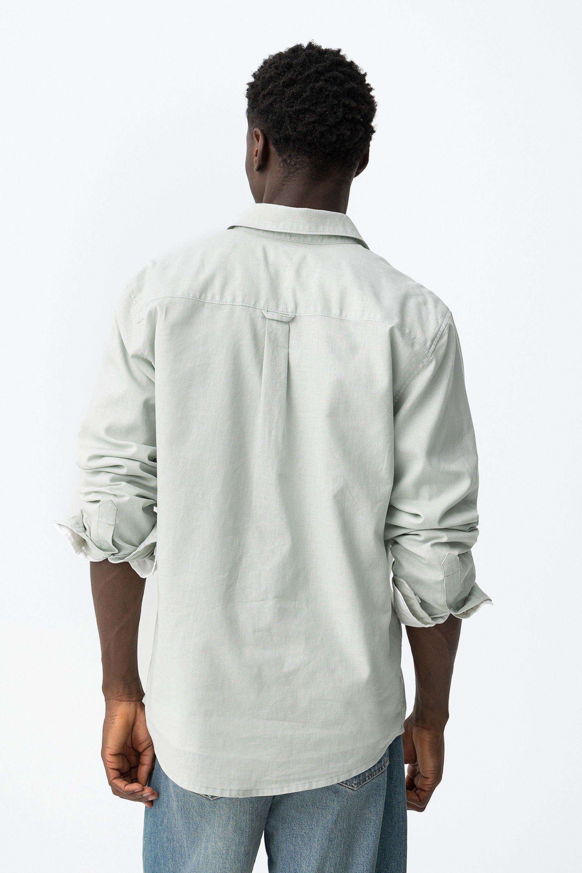 Camisa Porter Lino Pesto