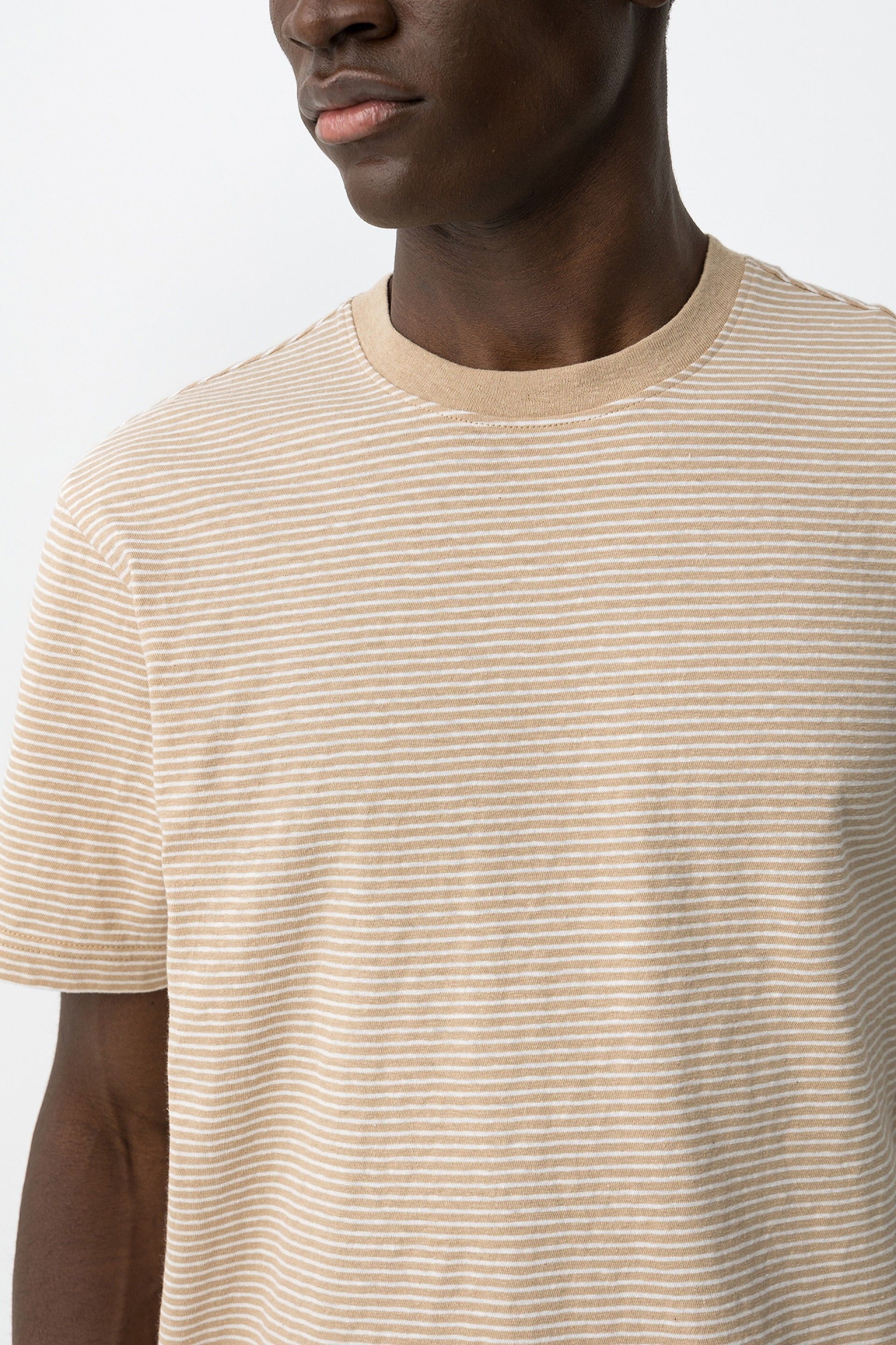 Camiseta Fox Rayas Beige