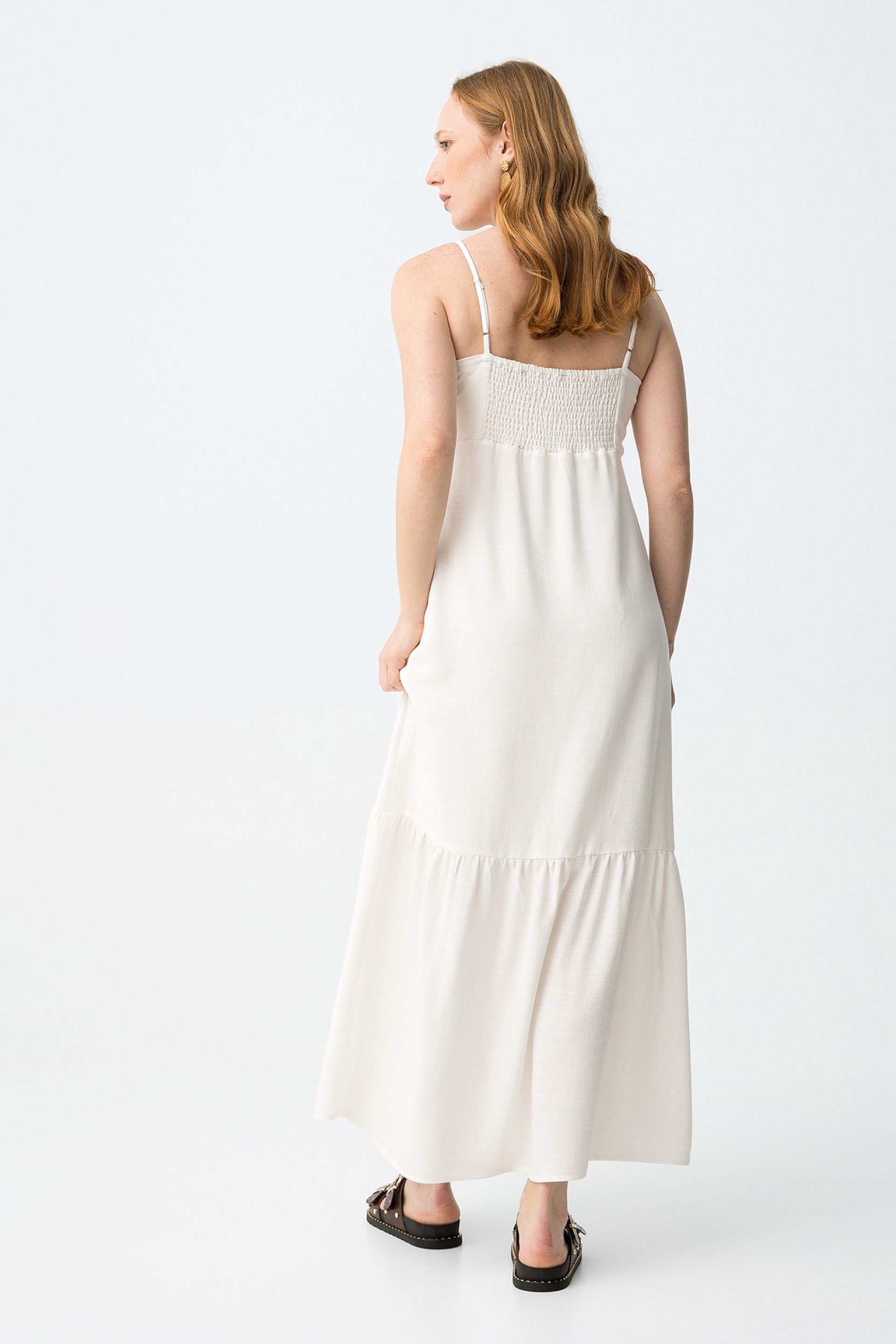 Vestido Border Crudo