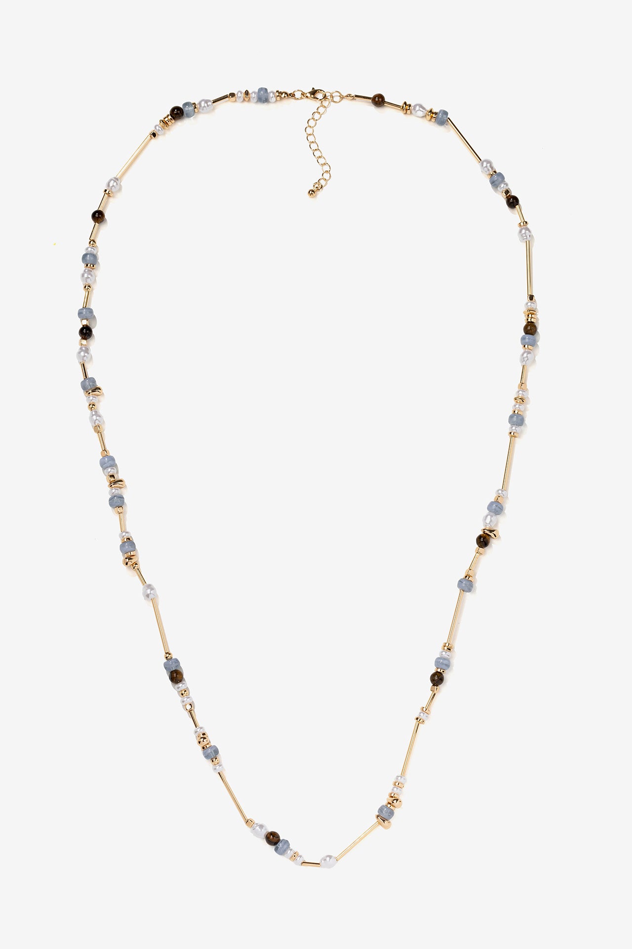 Collar Largo Abalorios 3942