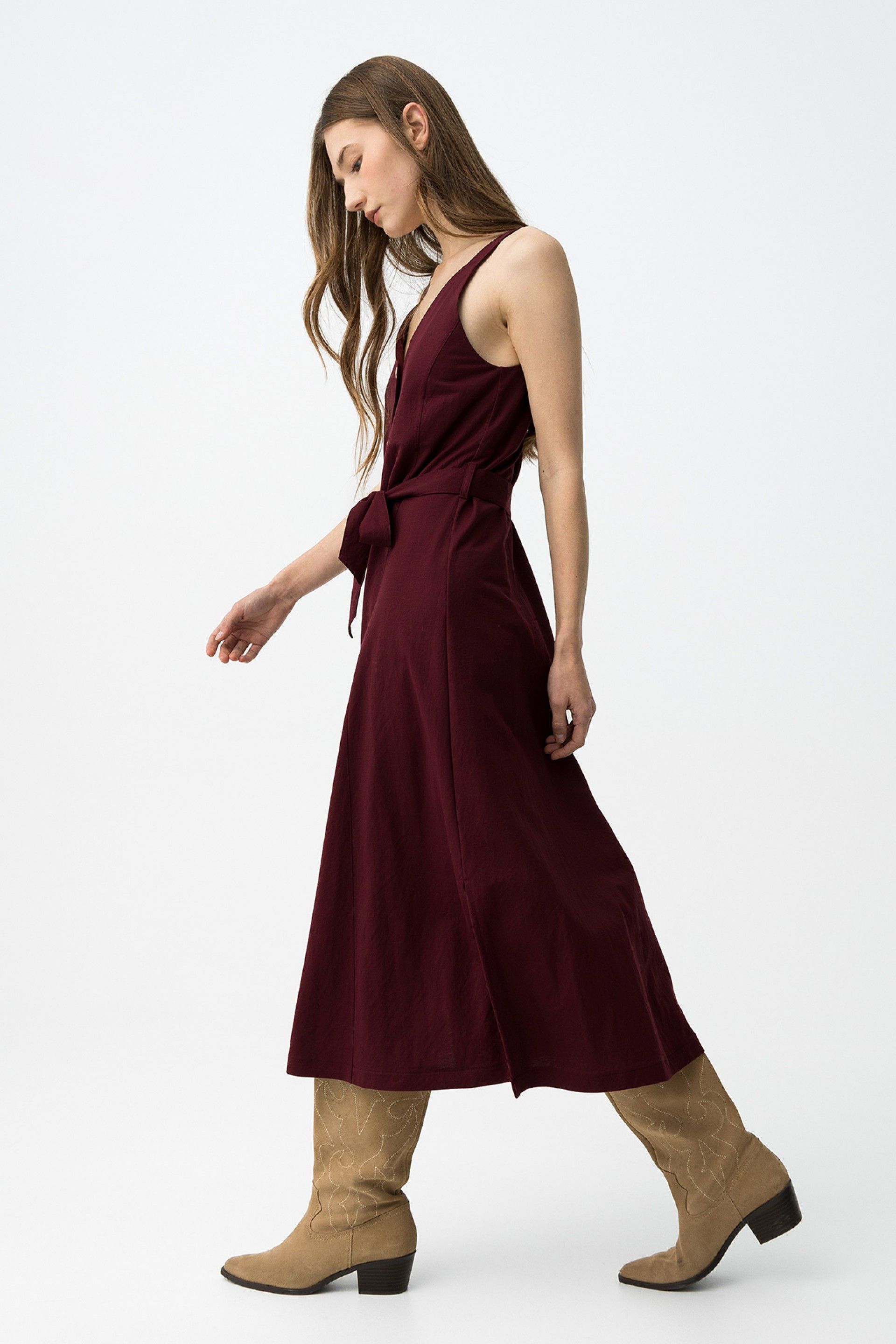 Vestido Shara Burdeos