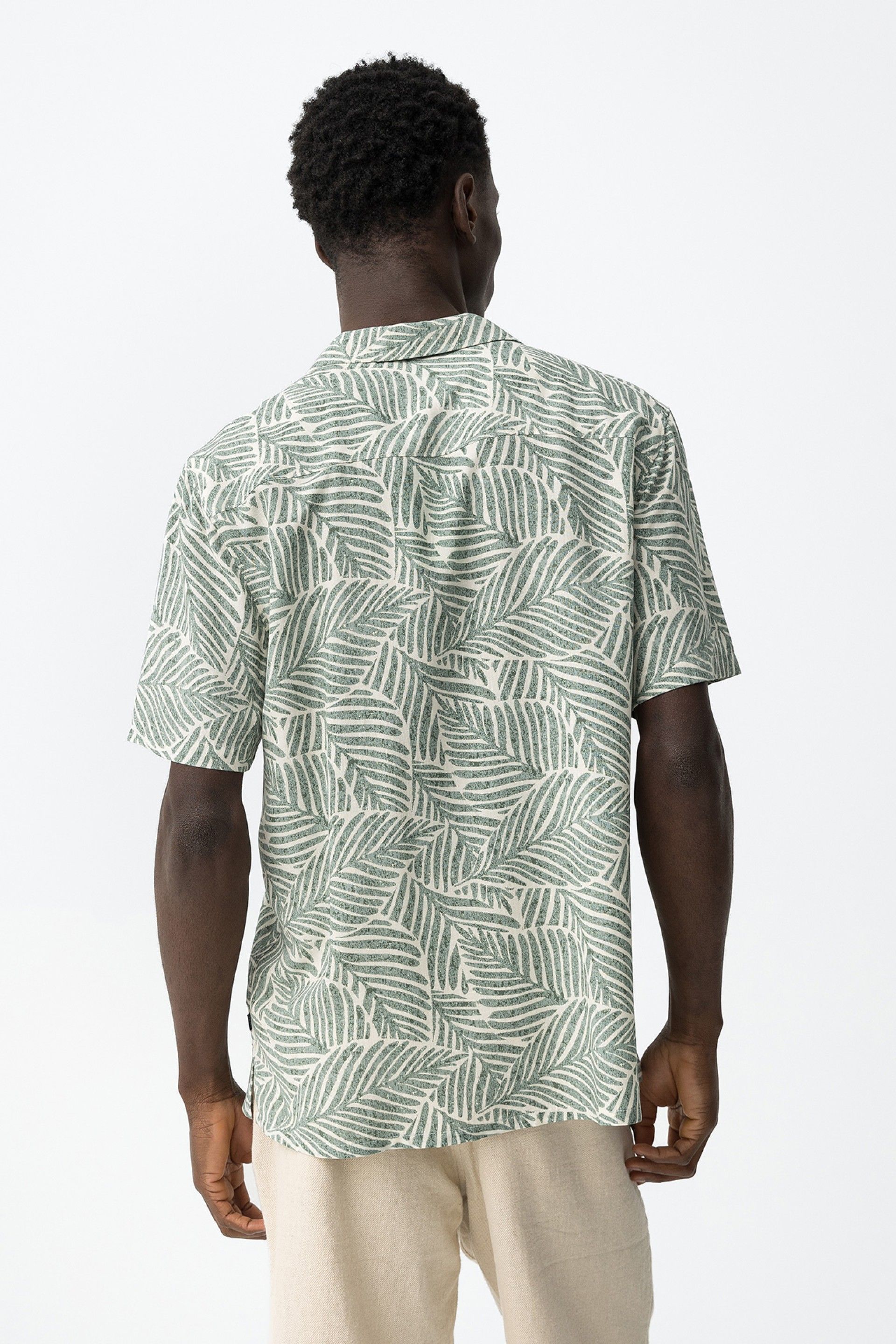 Camisa Tropical Vincenzo Verde