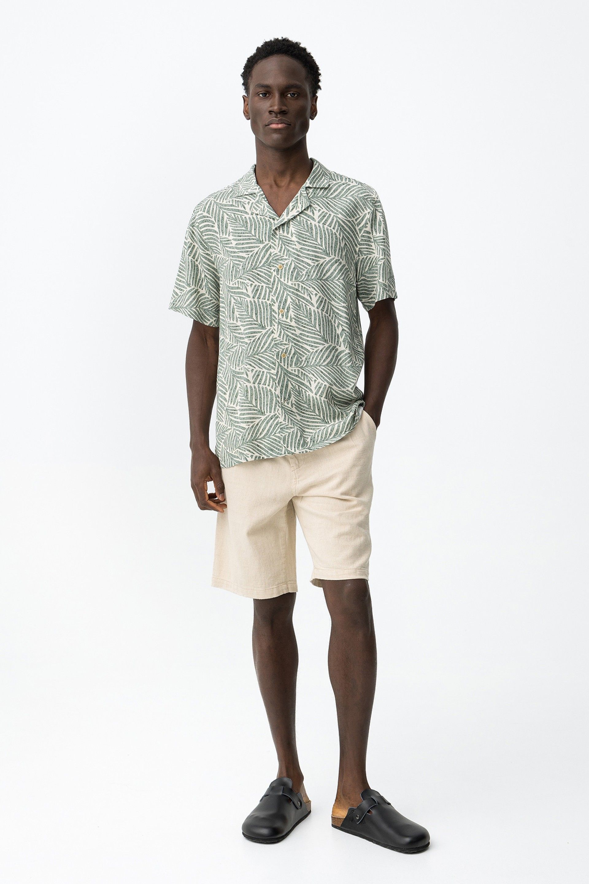 Camisa Tropical Vincenzo Verde