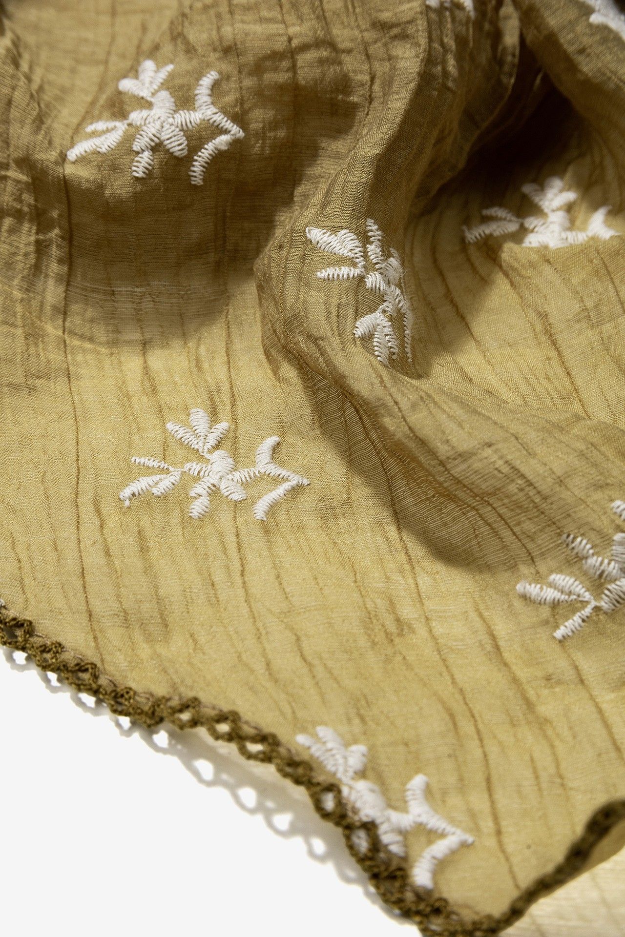 Pañuelo Bordado Khaki 2657