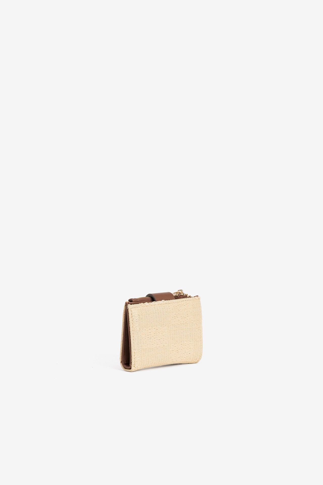 Monedero Rafia Beige/Marrón 4410