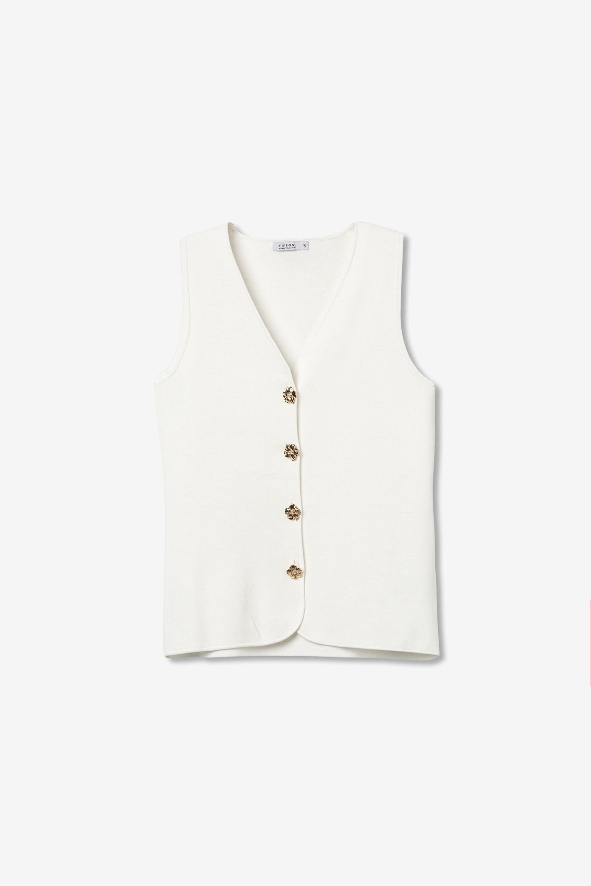 Chaleco Fleur Blanco