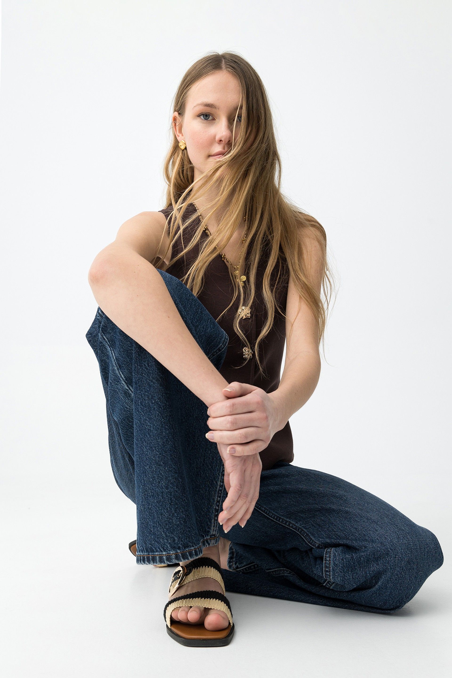 Chaleco Fleur Chocolate