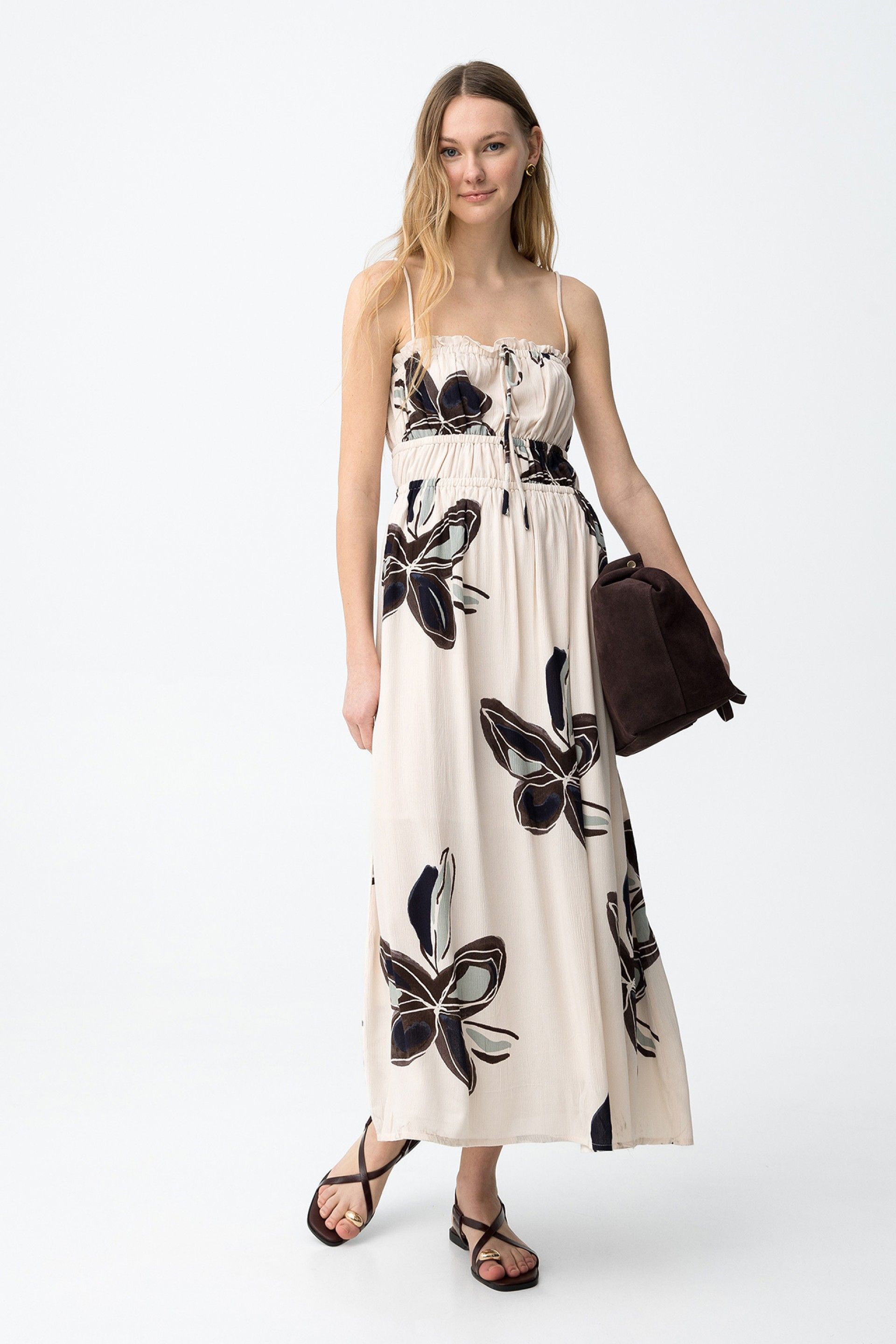 Vestido Otavia Beige