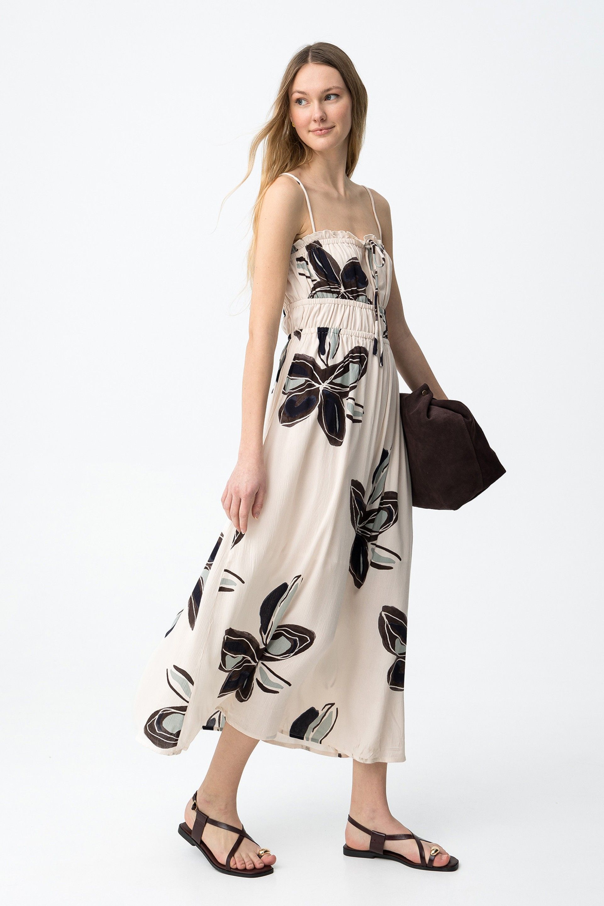 Vestido Otavia Beige