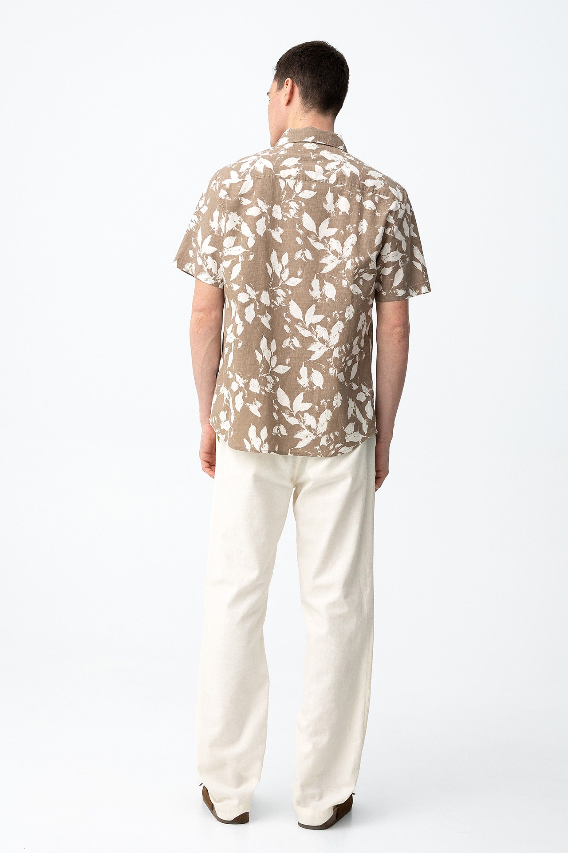 Pantalón Lino Relaxed Crudo