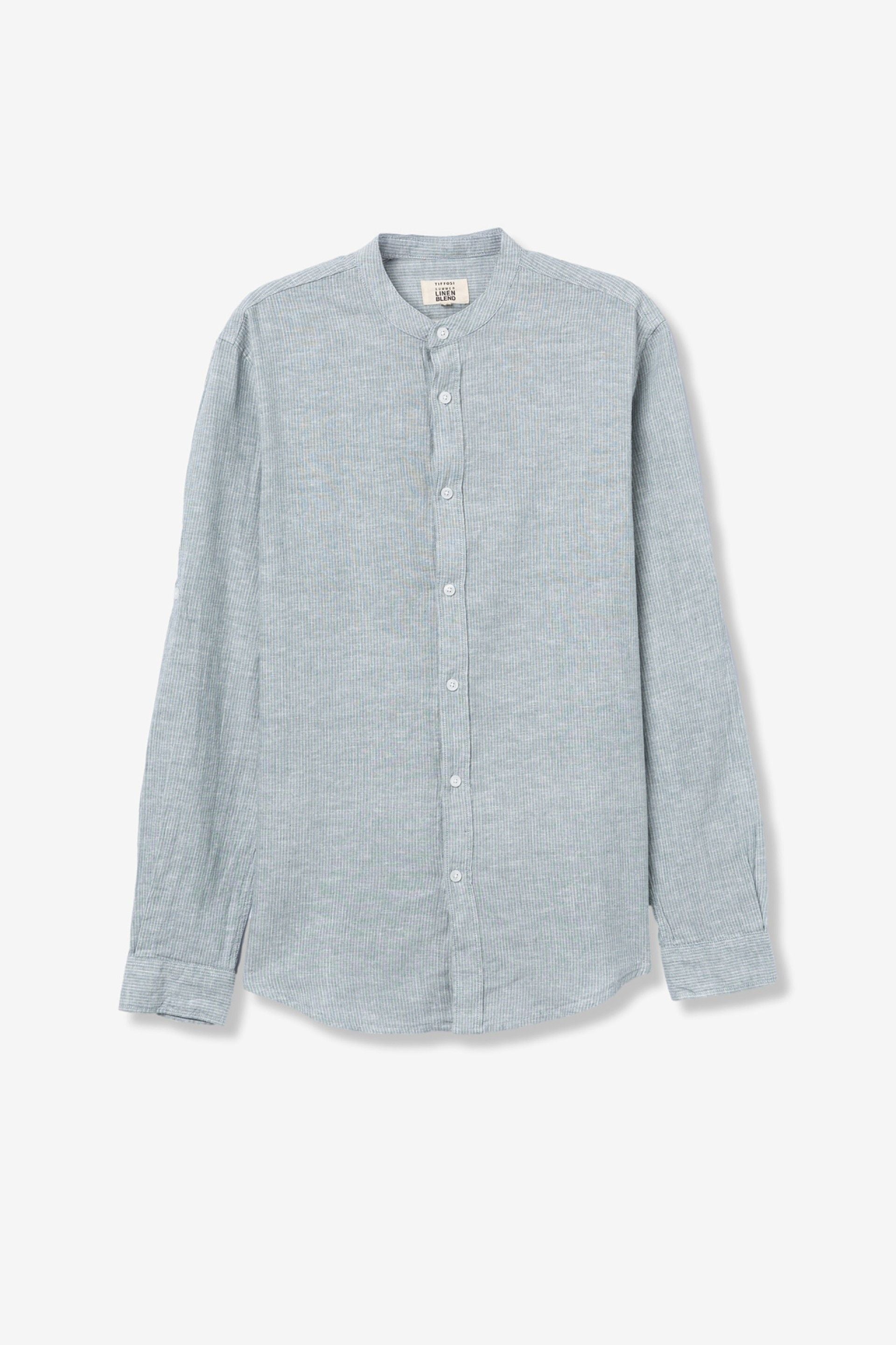 Camisa Virgil Rayas Azul