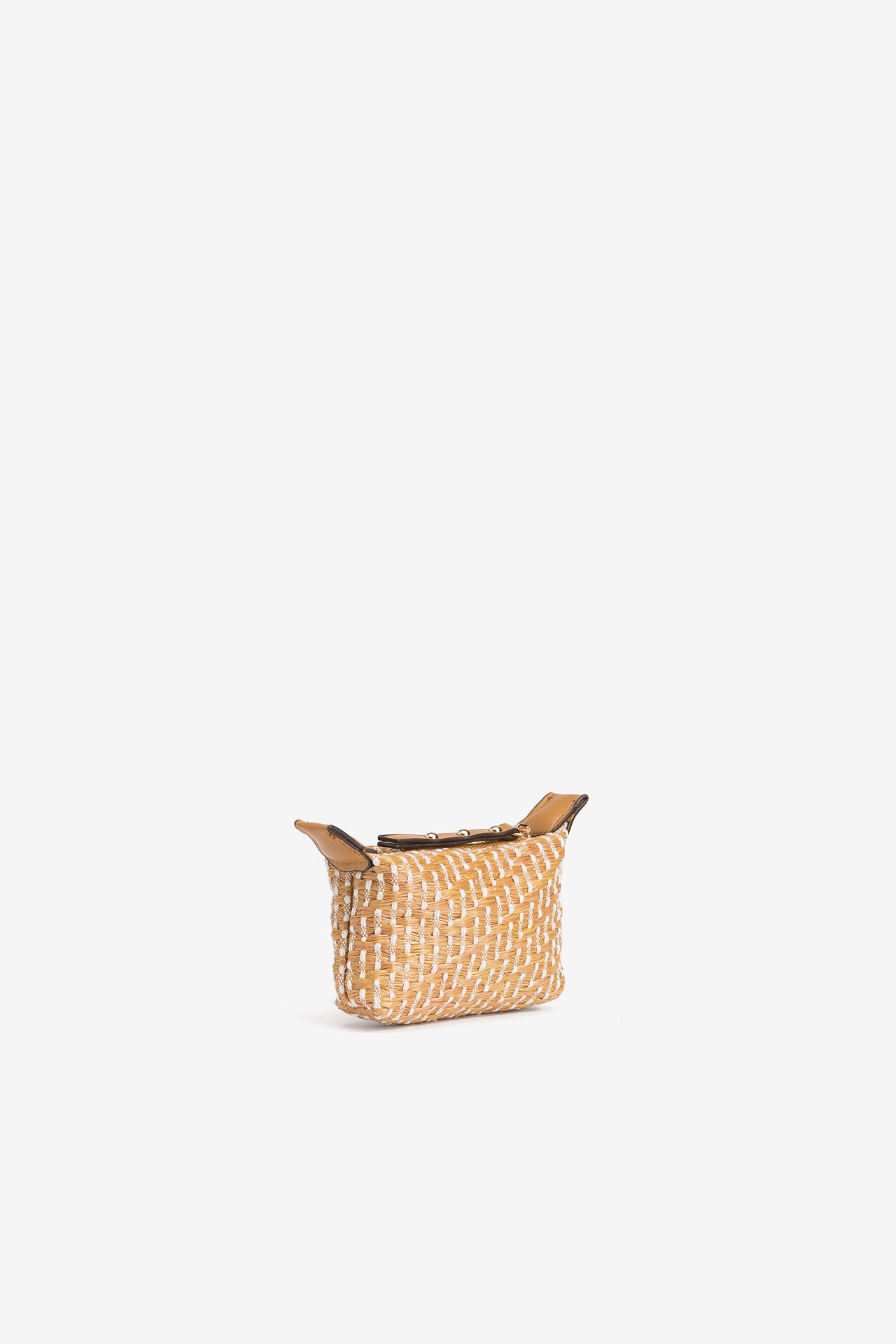 Monedero Rafia Amarillo 4389