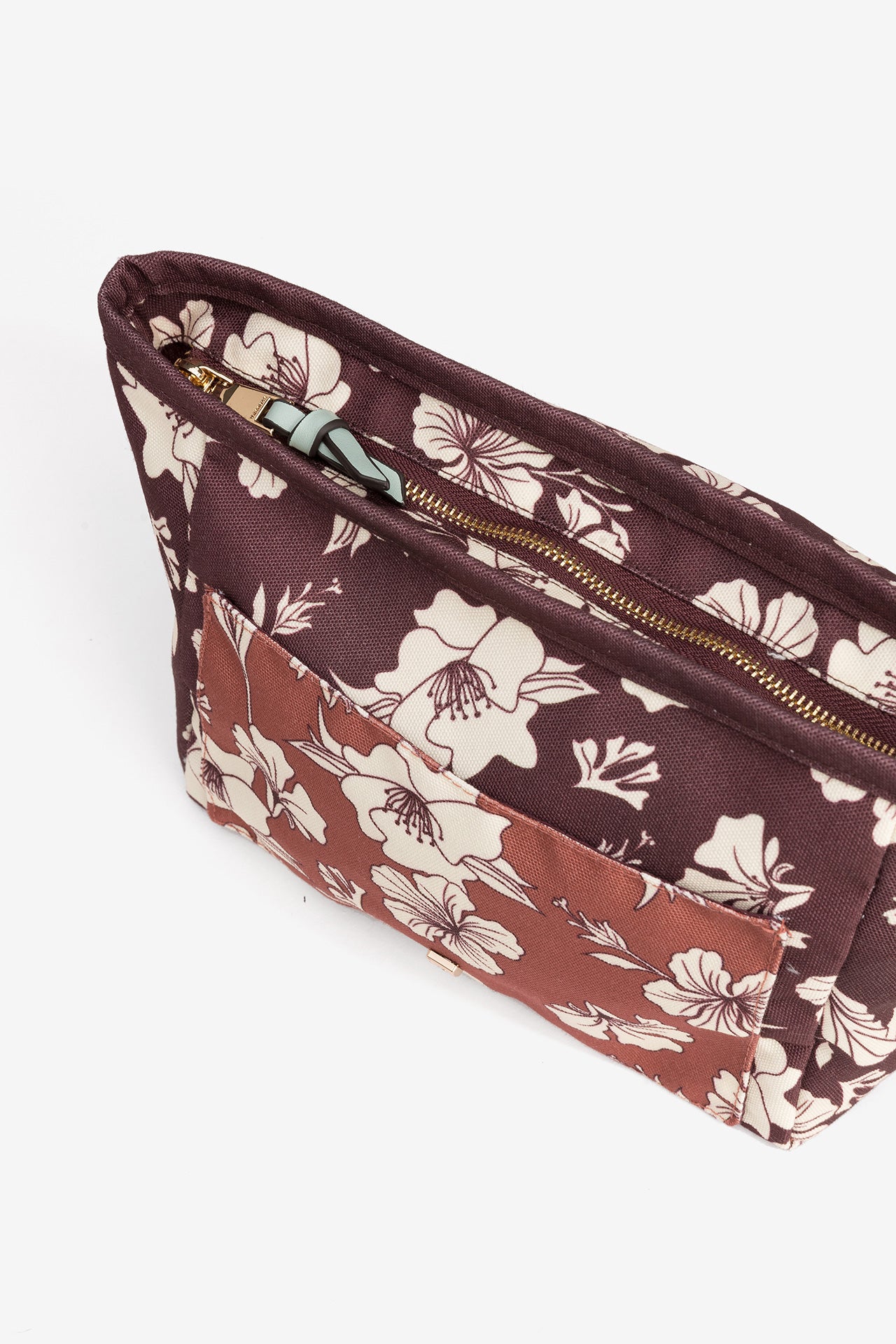 Neceser Floral Morado/Teja 241