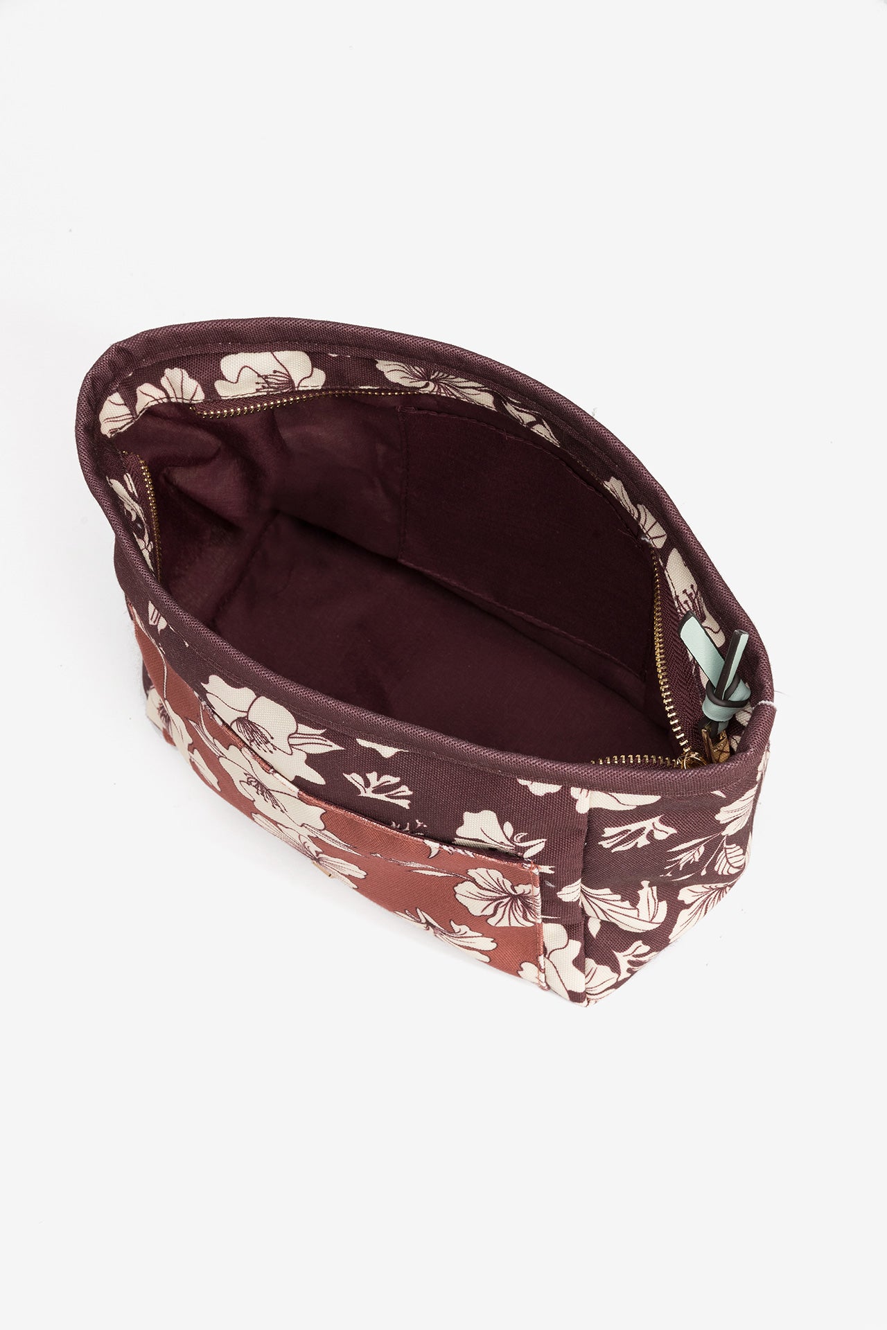 Neceser Floral Morado/Teja 241