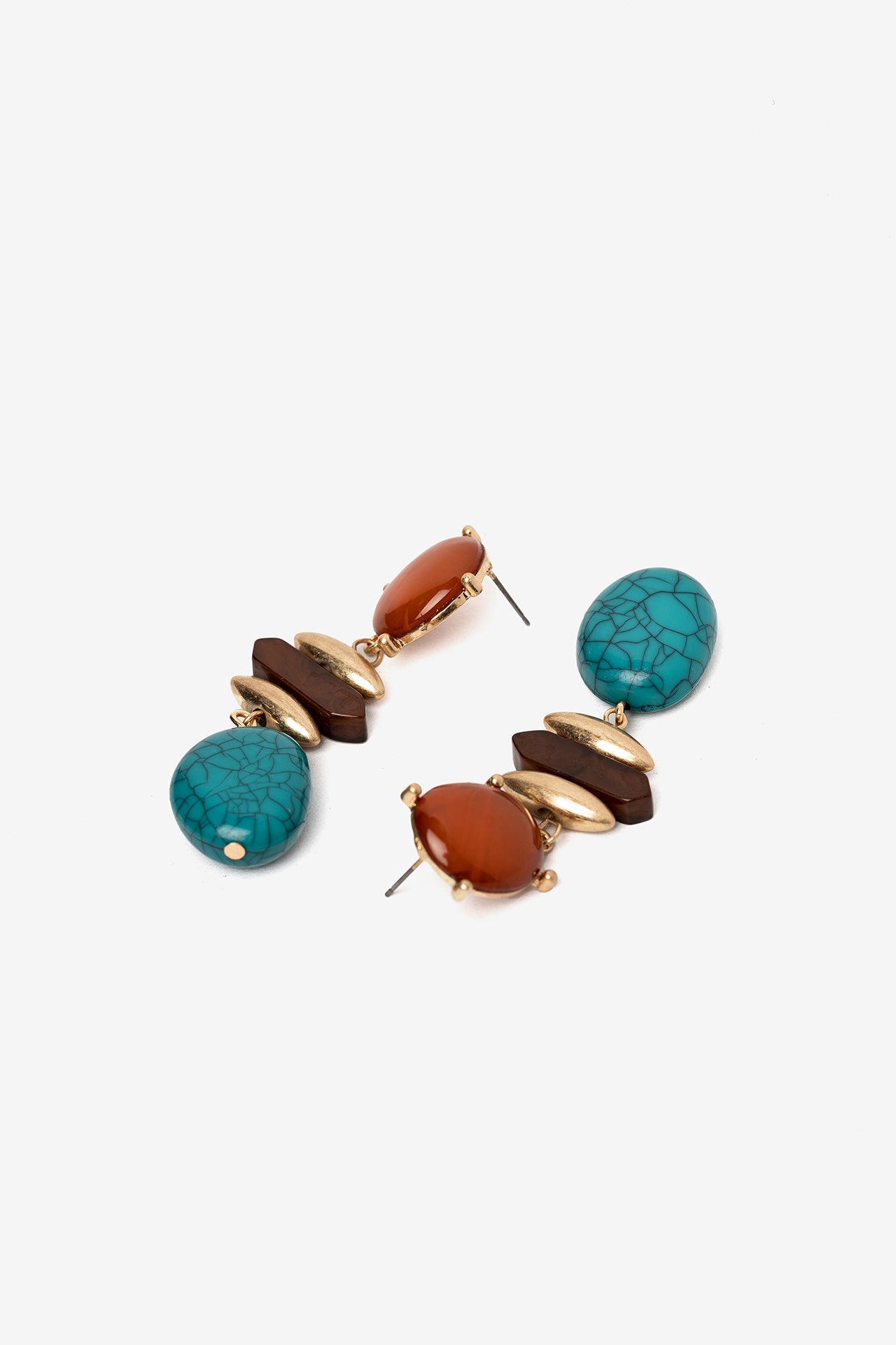 Pendientes Piedra Turquesa 10515