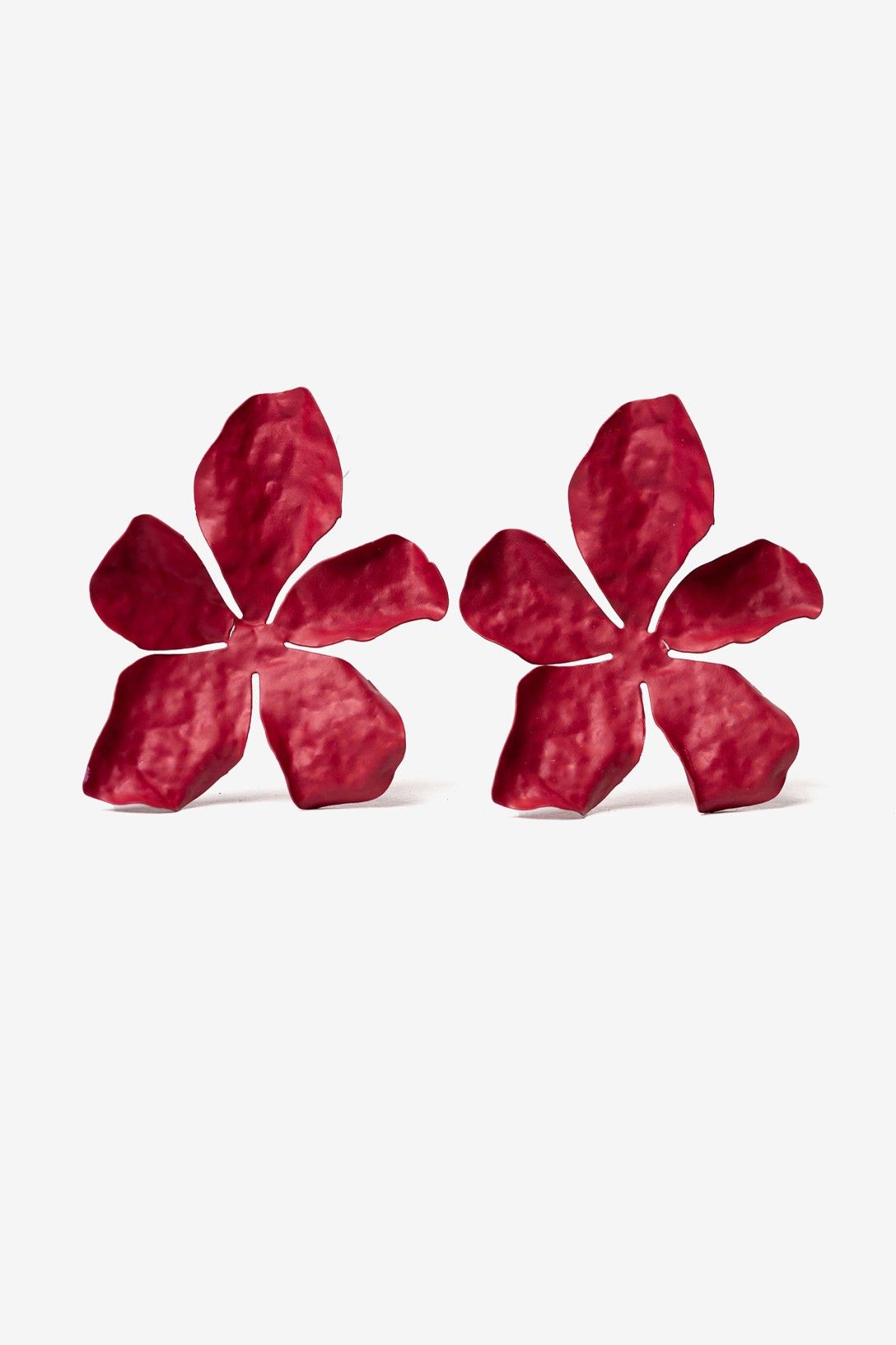 Pendientes Pétalo Fucsia 10565
