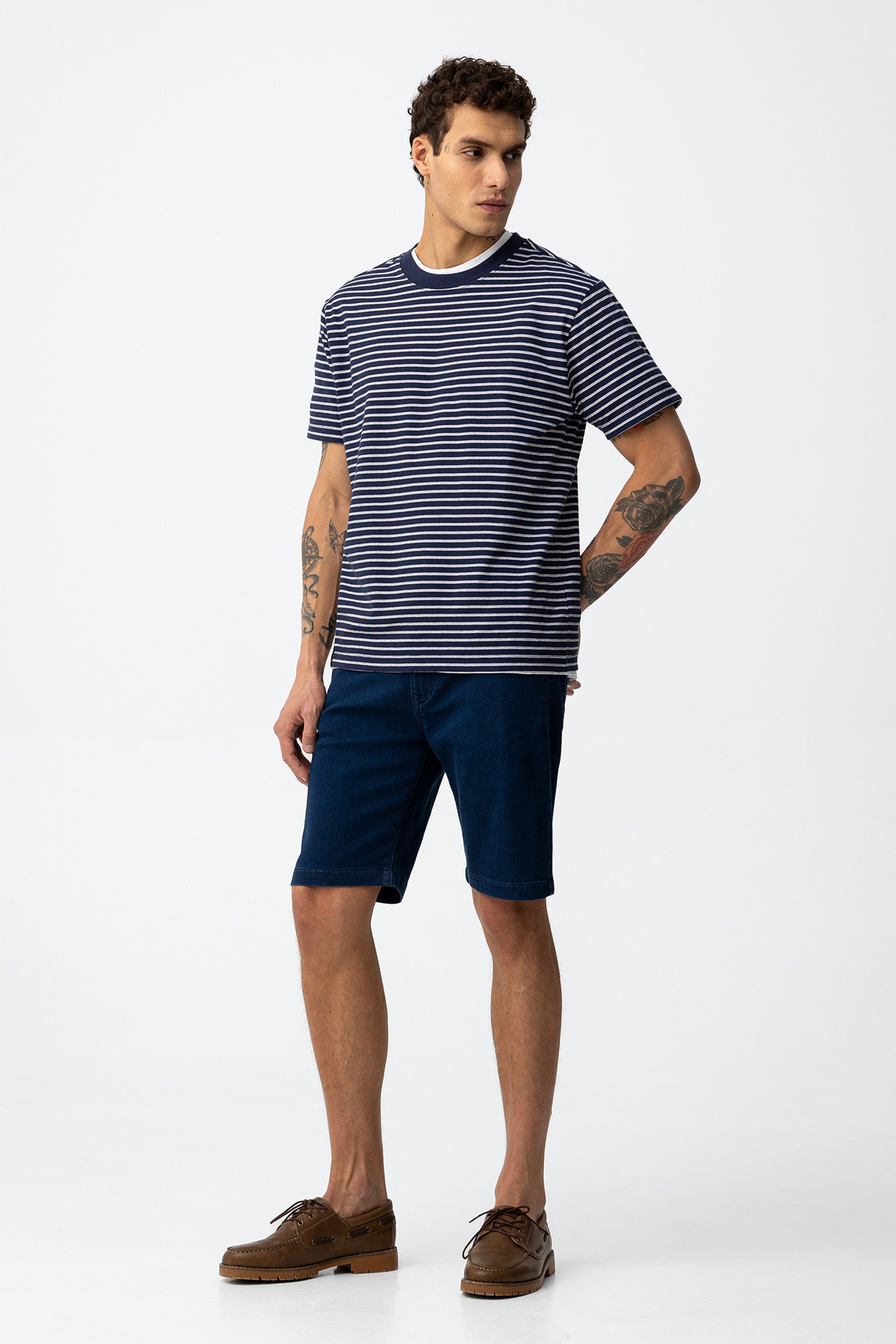 Bermuda Indigo Knit 53 Oscuro