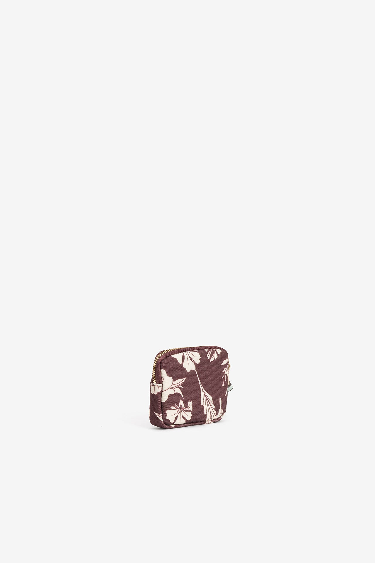 Monedero Pequeño Floral Morado 4407