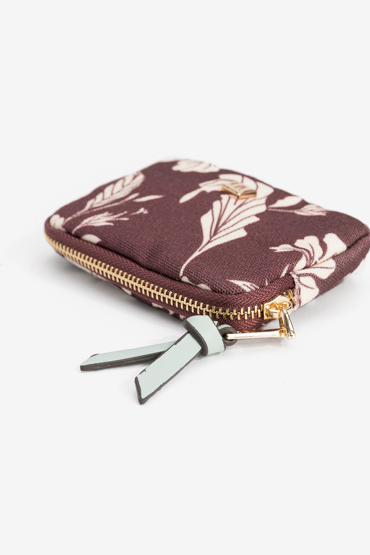 Monedero Pequeño Floral Morado 4407