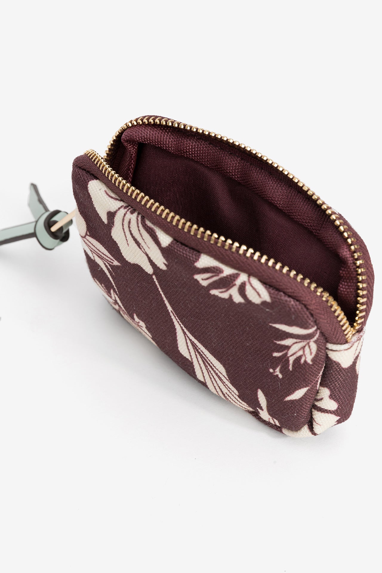 Monedero Pequeño Floral Morado 4407
