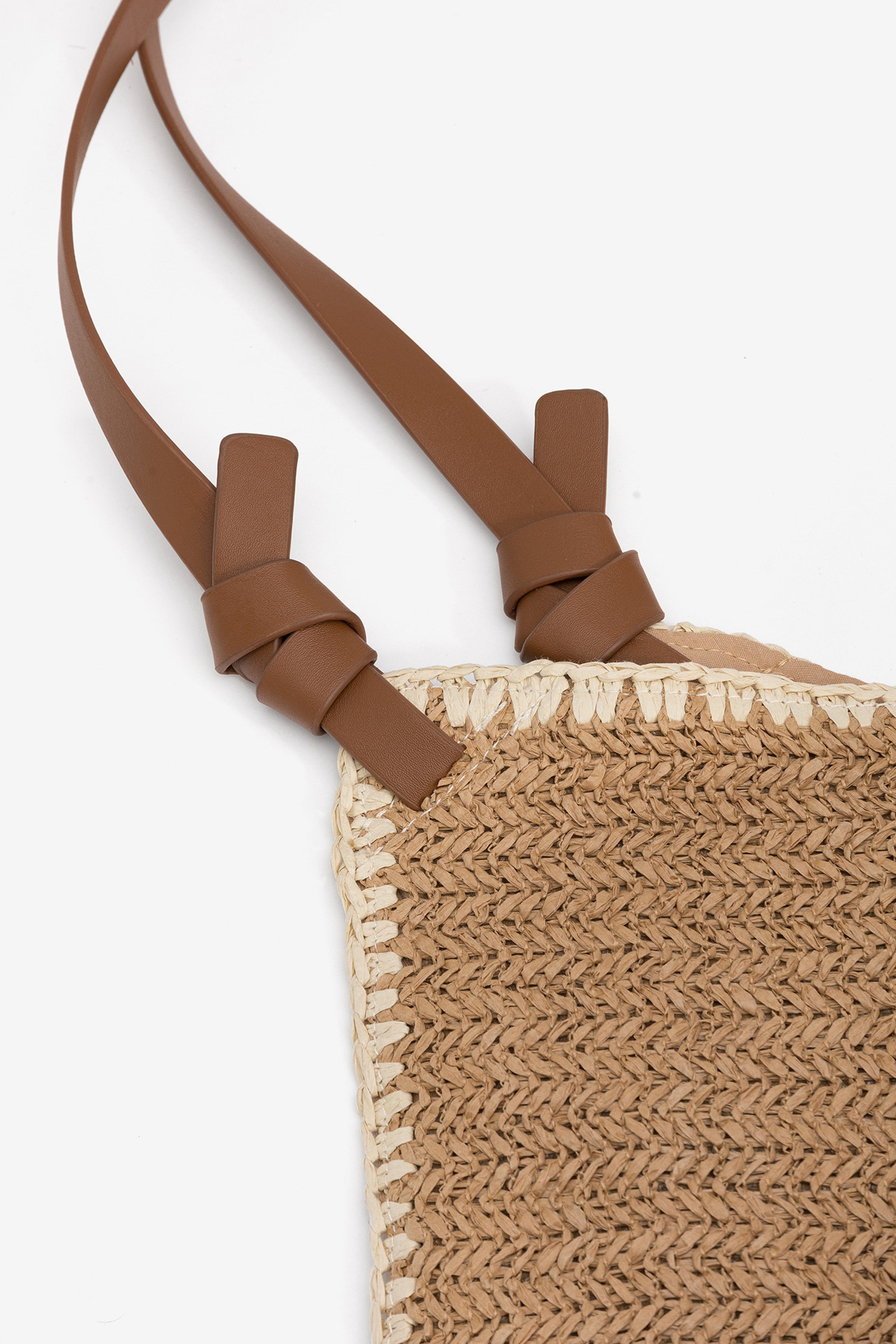 Bolso Capazo Trenzado Beige 5068
