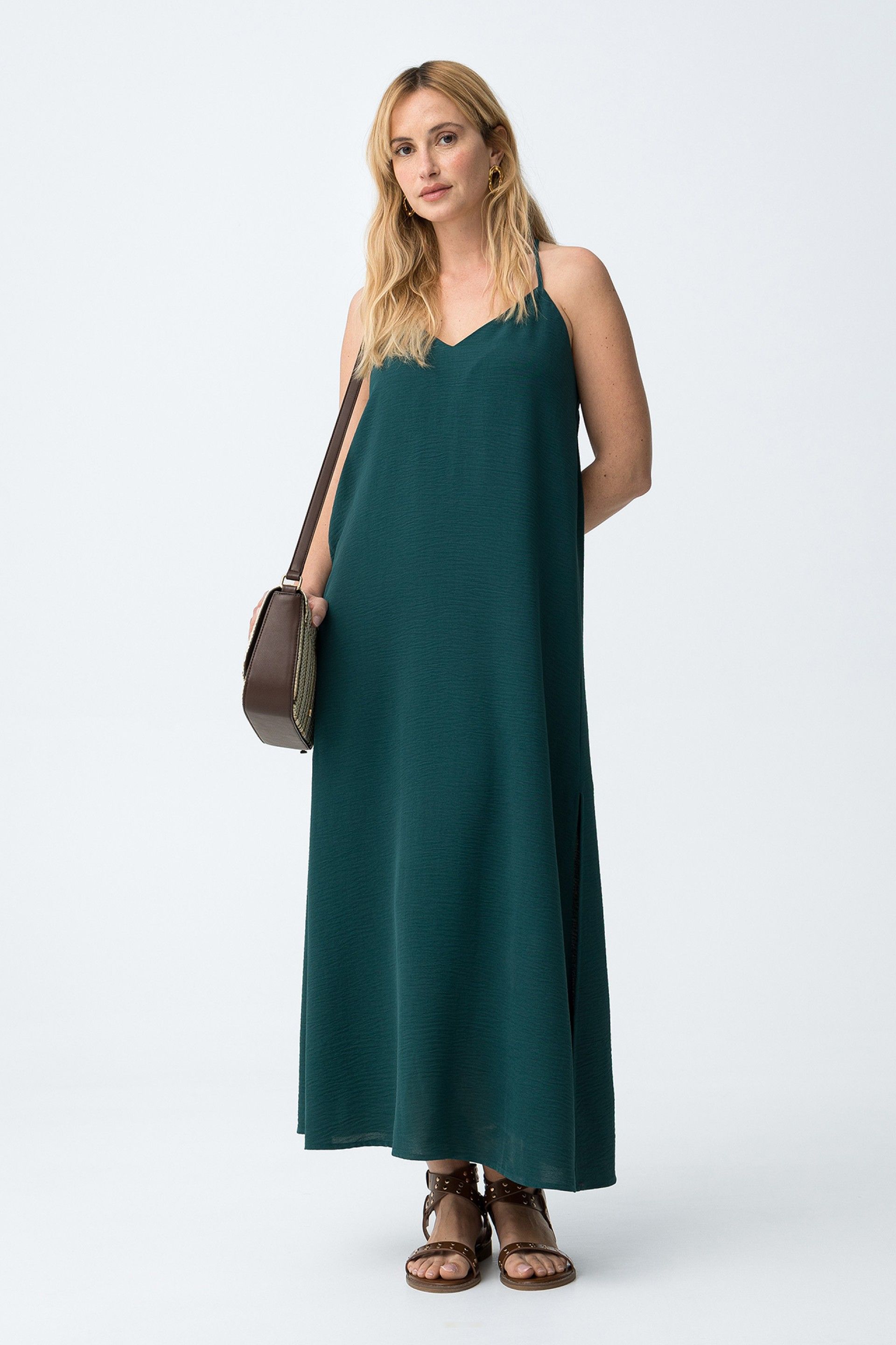 Vestido Bestie Verde Oscuro