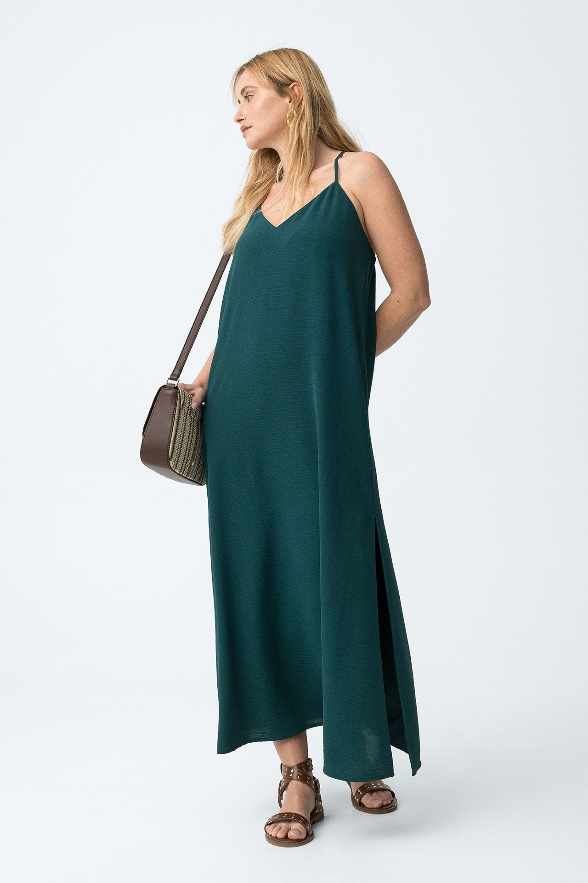 Vestido Bestie Verde Oscuro