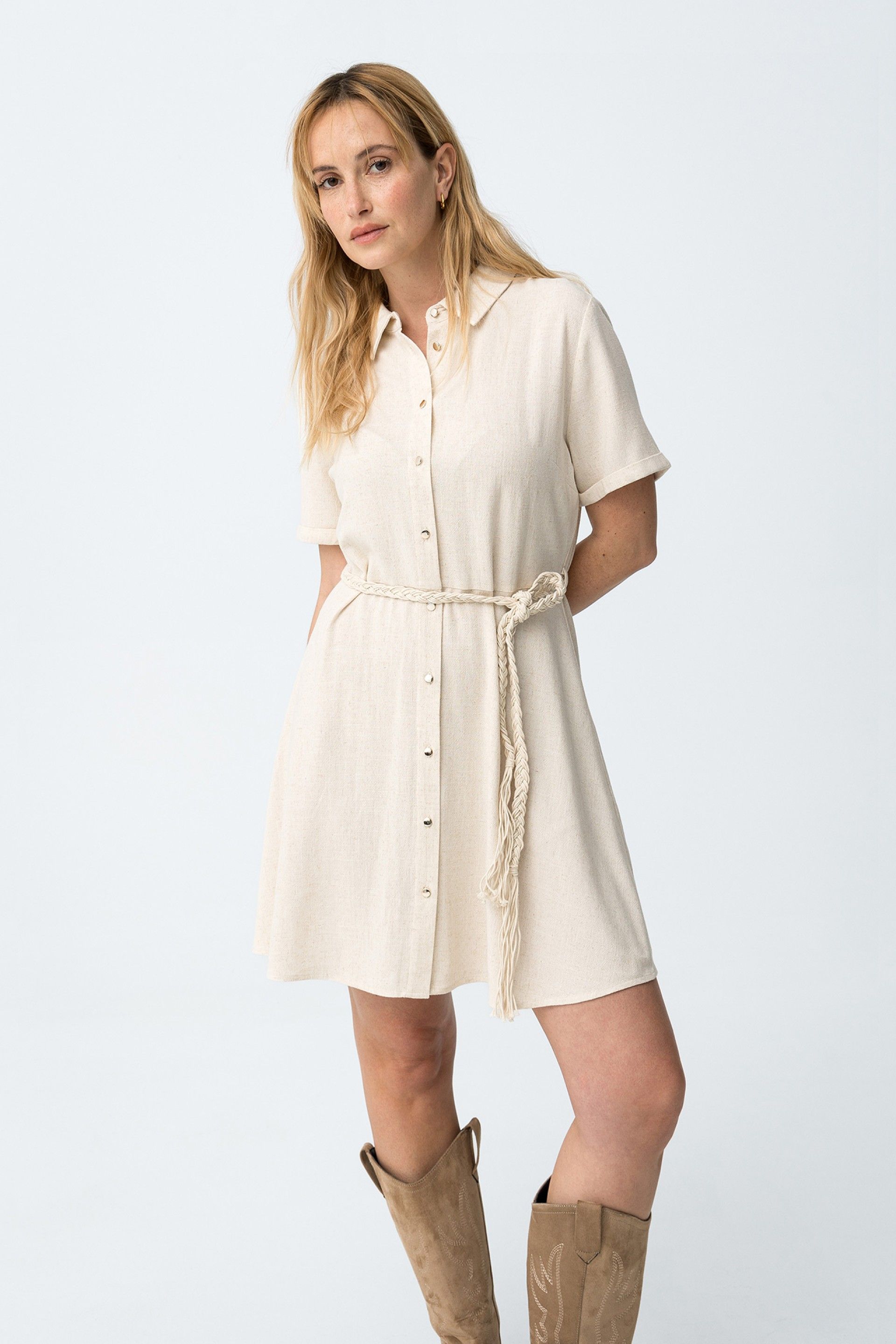 Vestido Early Beige