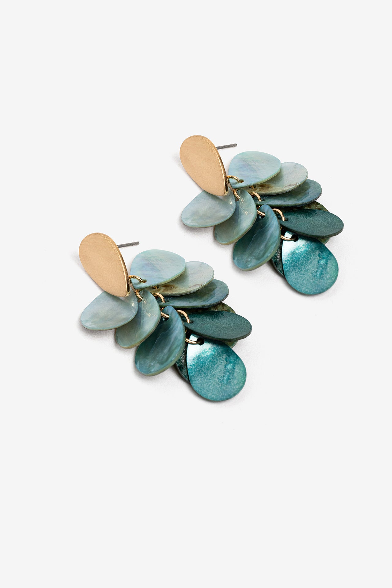 Pendientes Spark Verde/Azul 10447