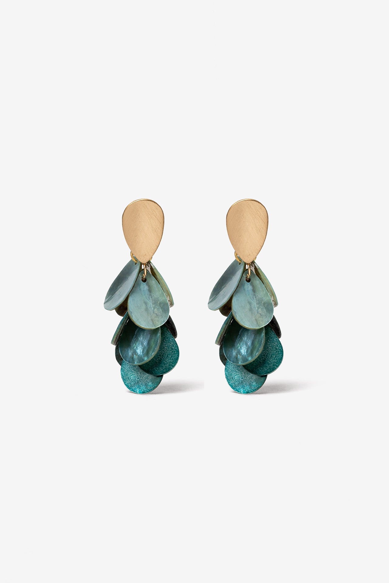 Pendientes Spark Verde/Azul 10447