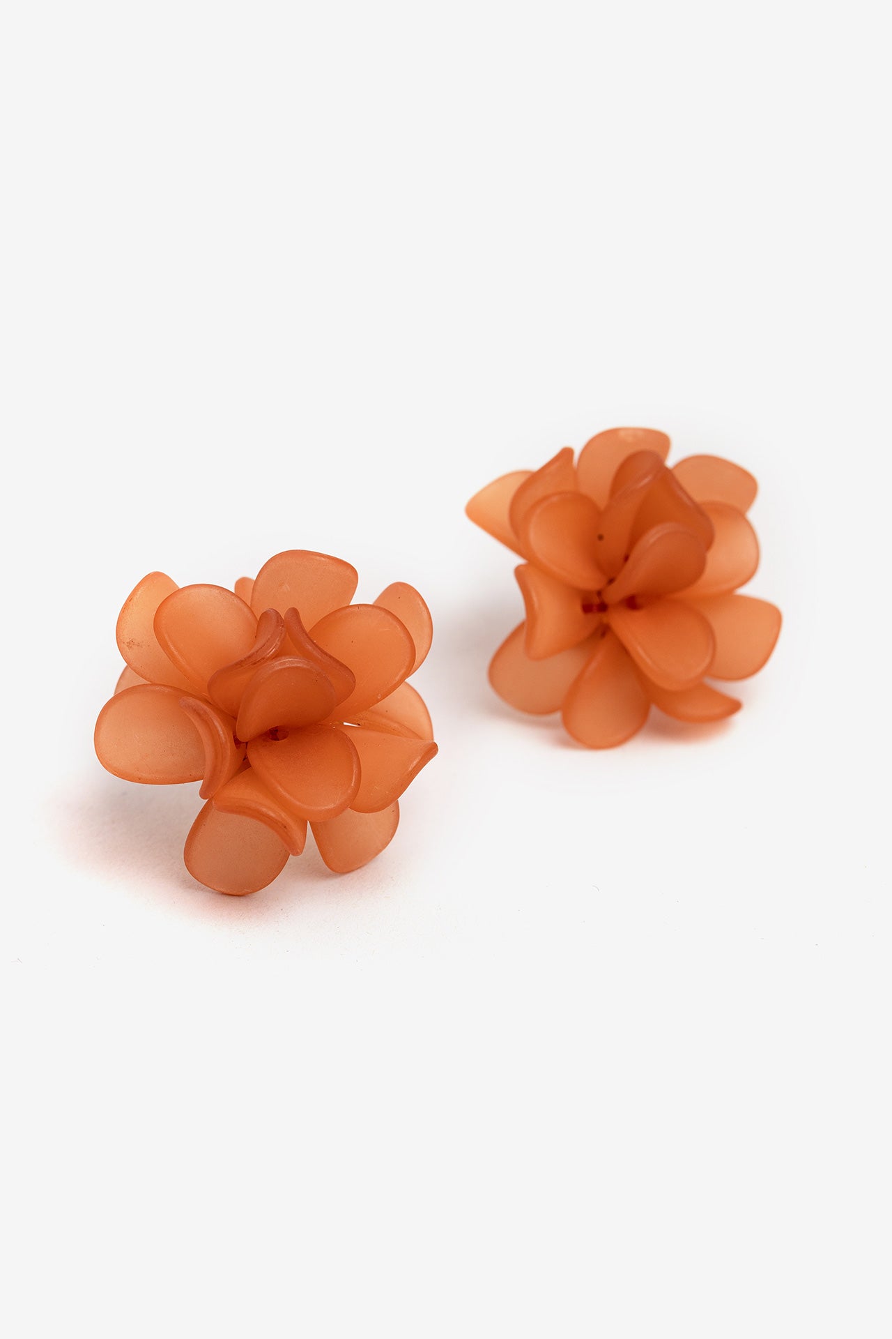 Pendientes Mini Pétalos Naranja  10575