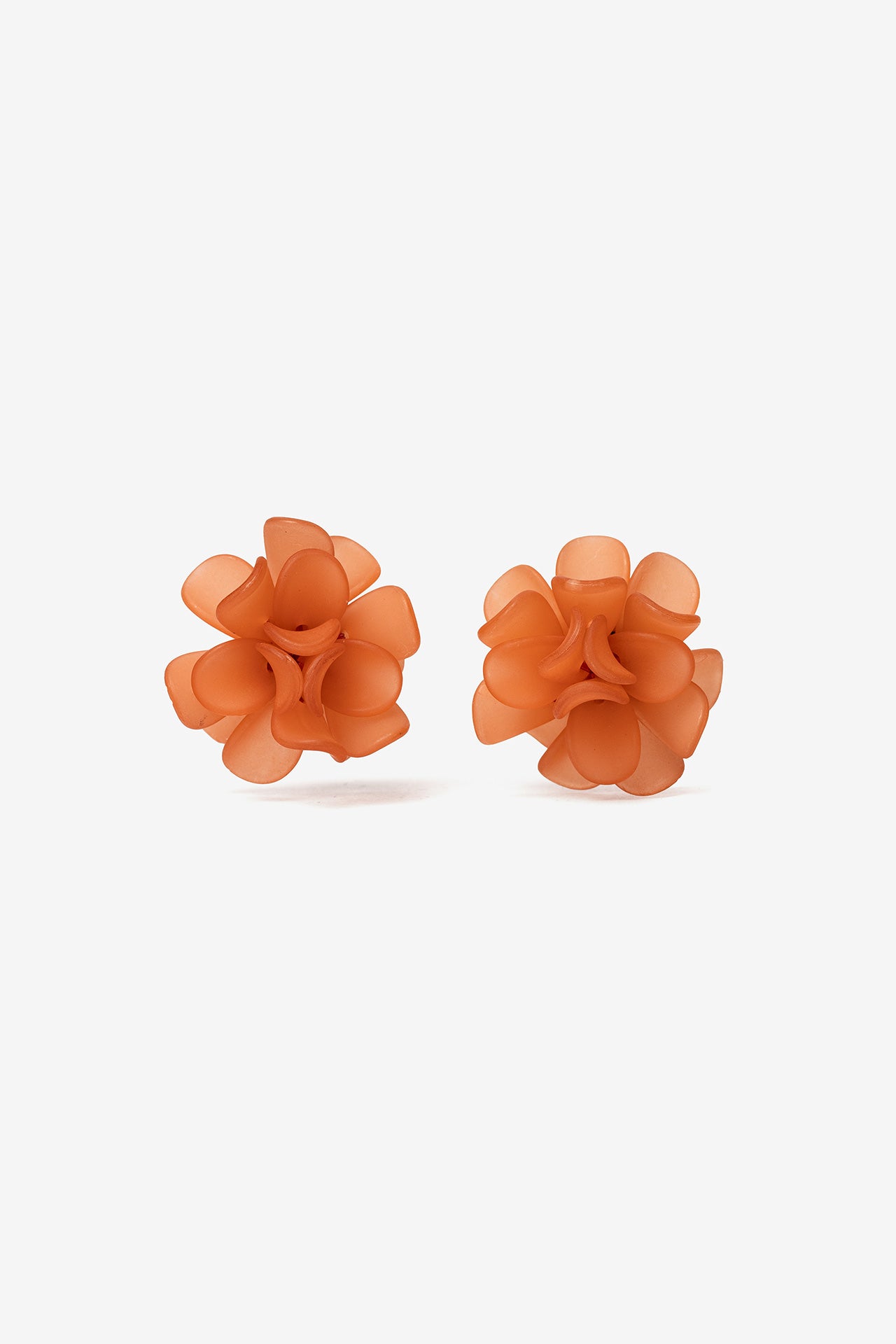 Pendientes Mini Pétalos Naranja  10575