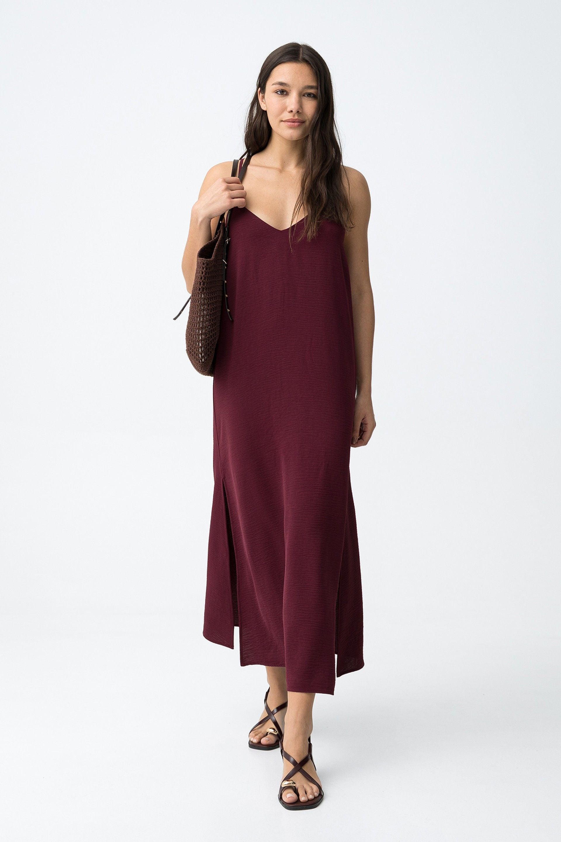 Vestido Bestie Vino