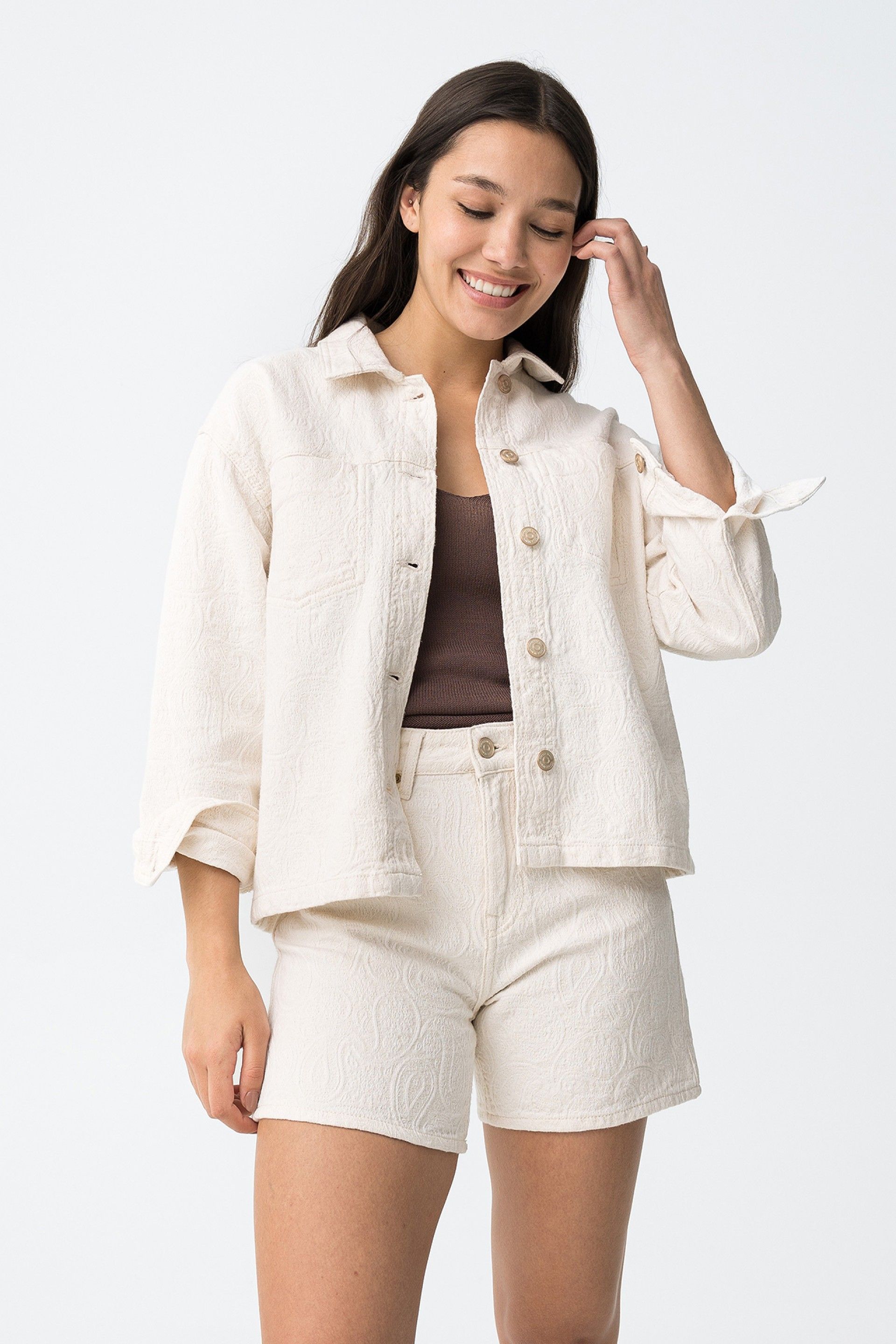 Sobrecamisa Frida Crudo