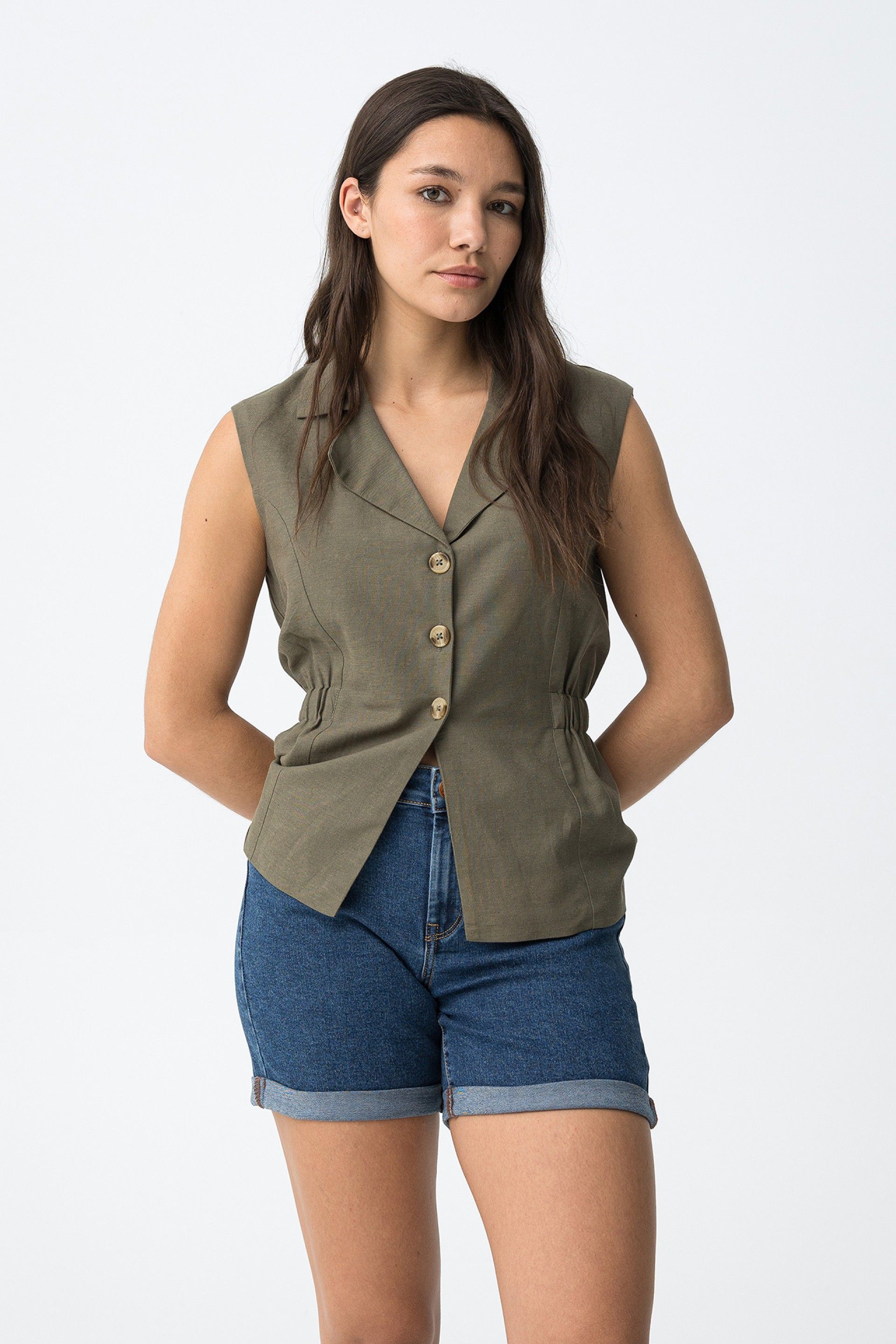 Jeans Corto RACHEL49 Azul M10
