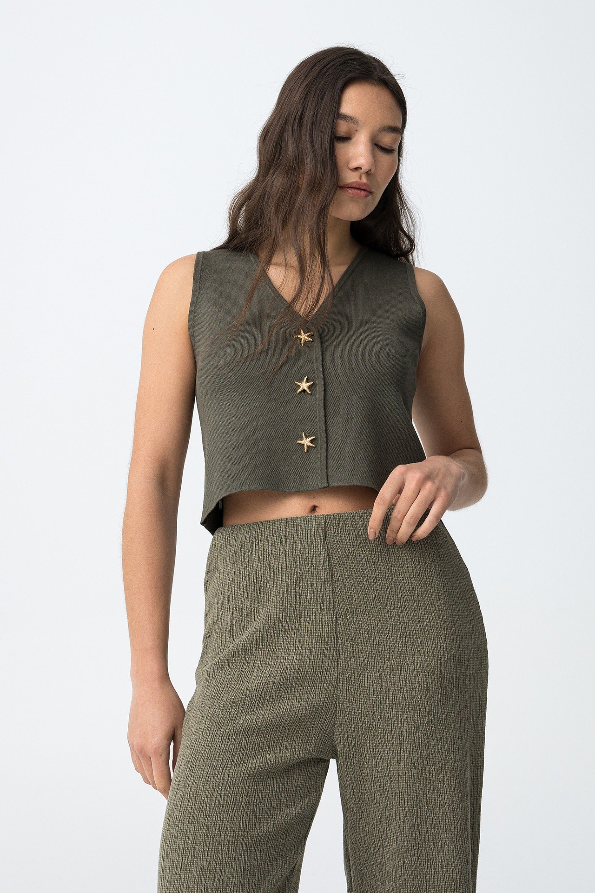 Chaleco Punto Seastar Verde