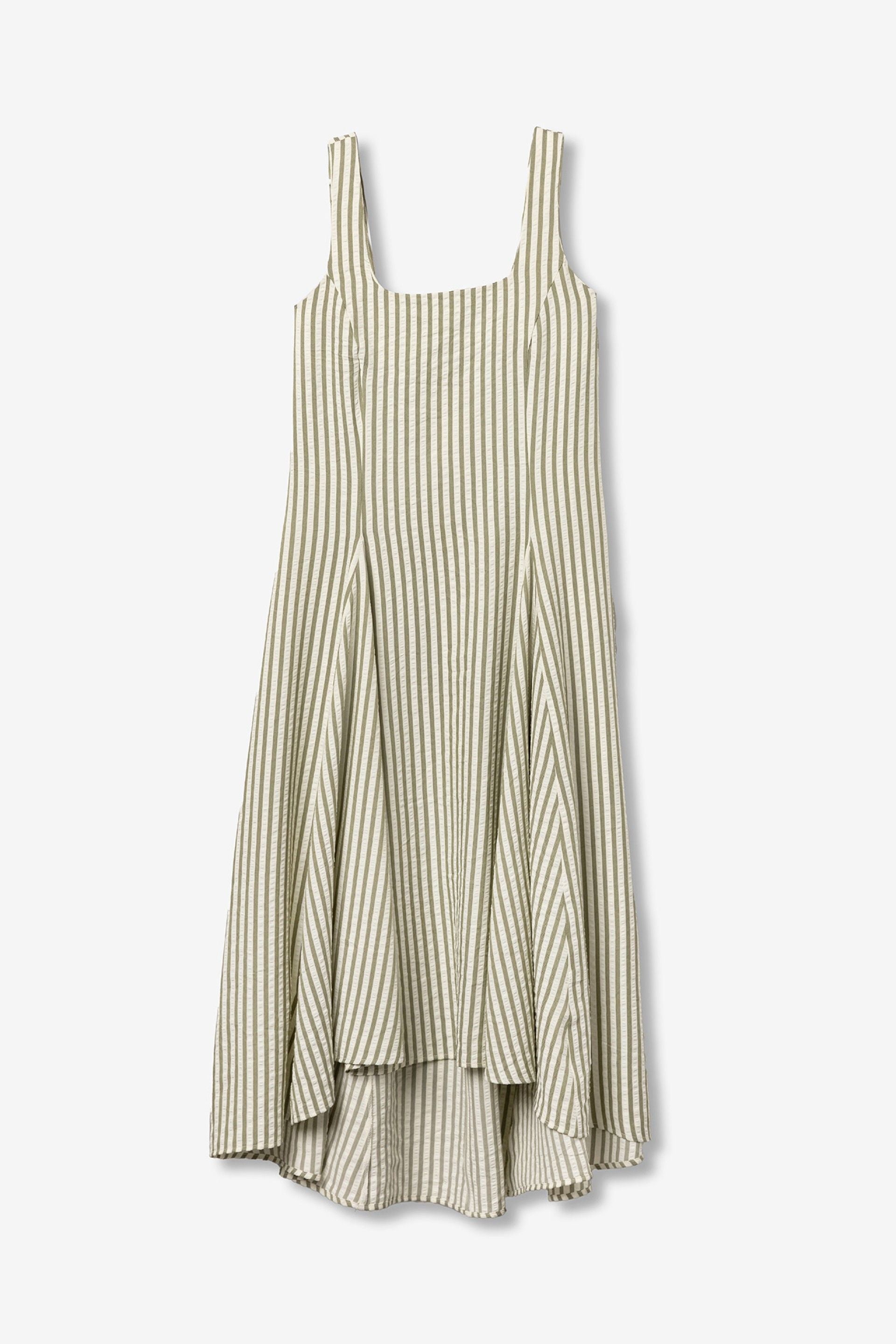Vestido Paloma Rayas Verde