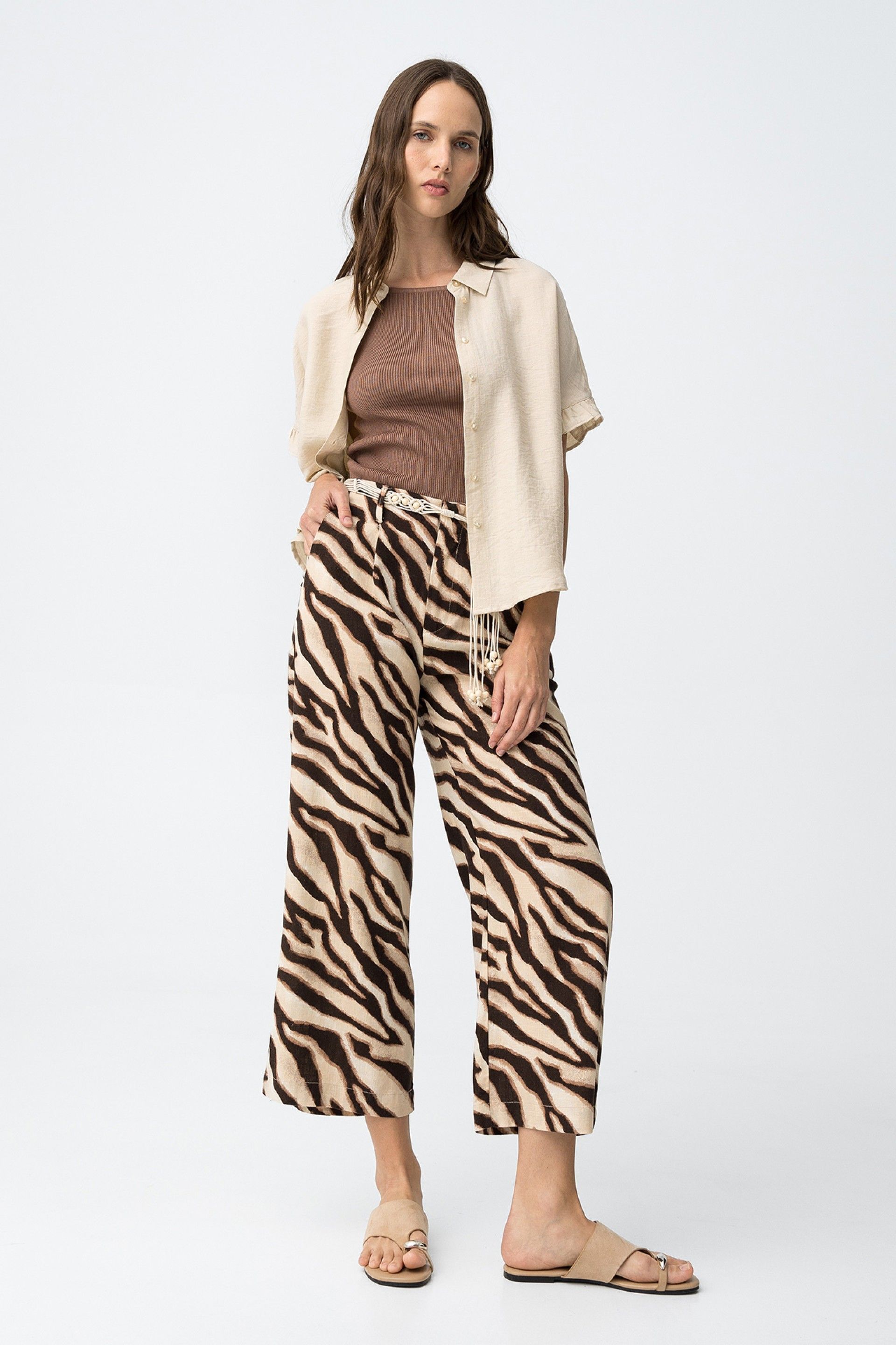 Pantalón Joana Cebra
