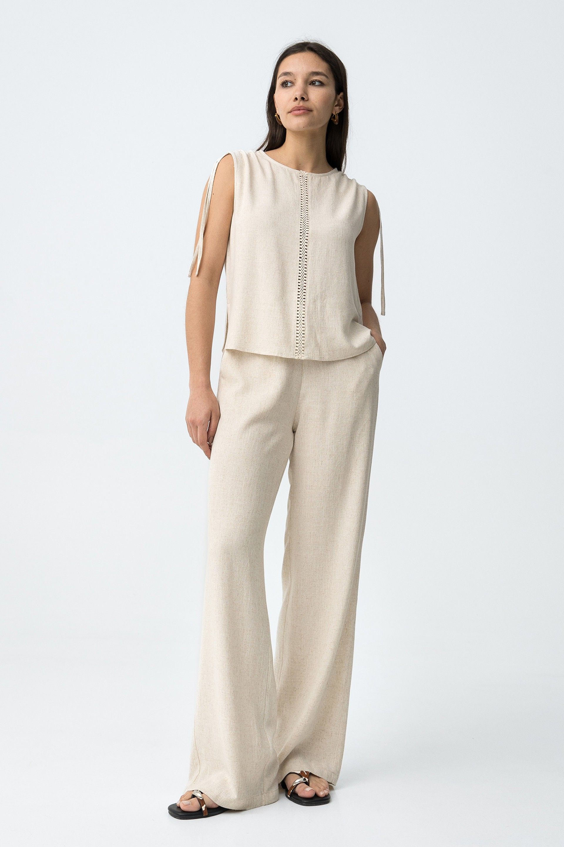 Pantalón Ruthy Beige