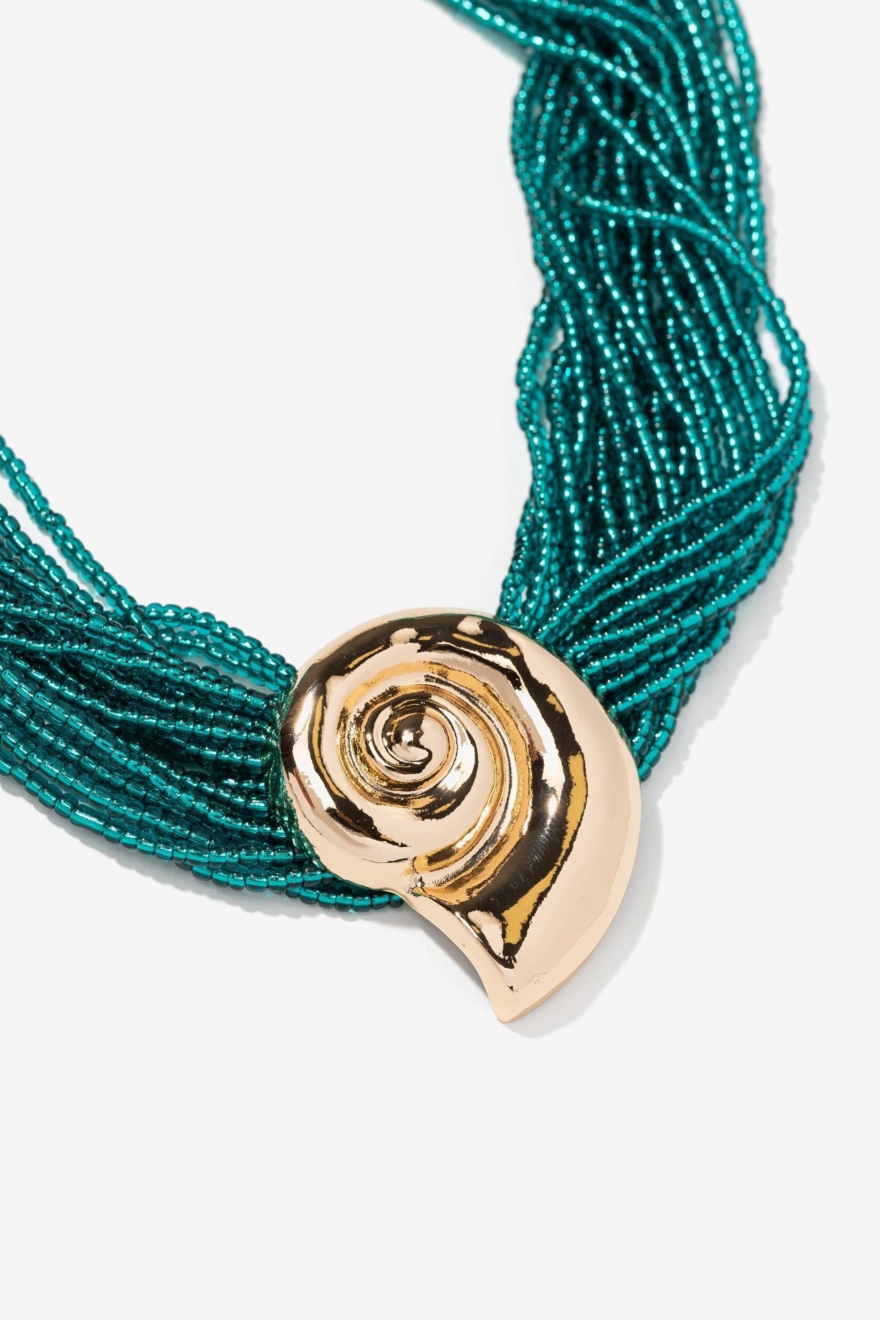 Collar Caracol Turquesa 4039